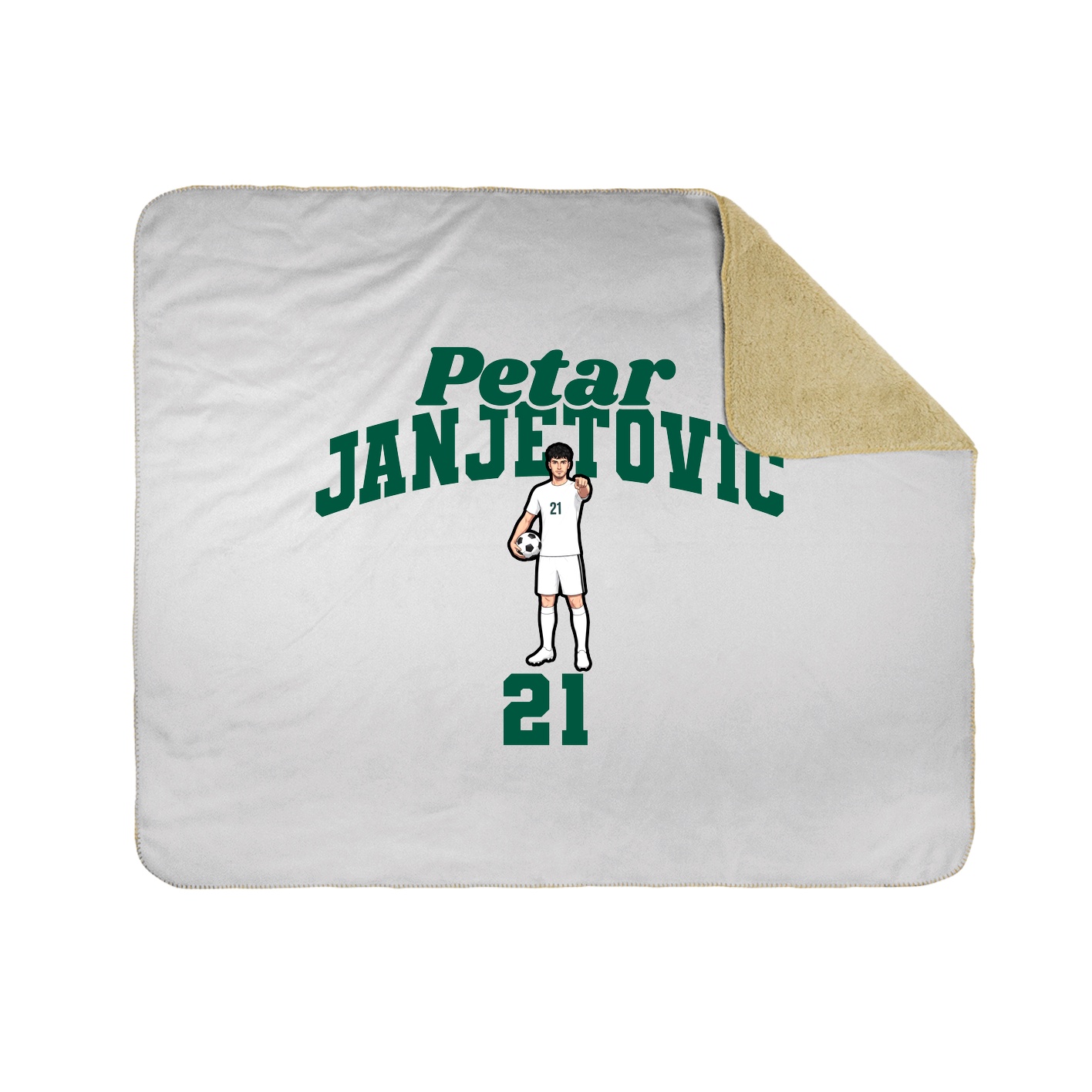 Throw Blanket — Signature Arch in White