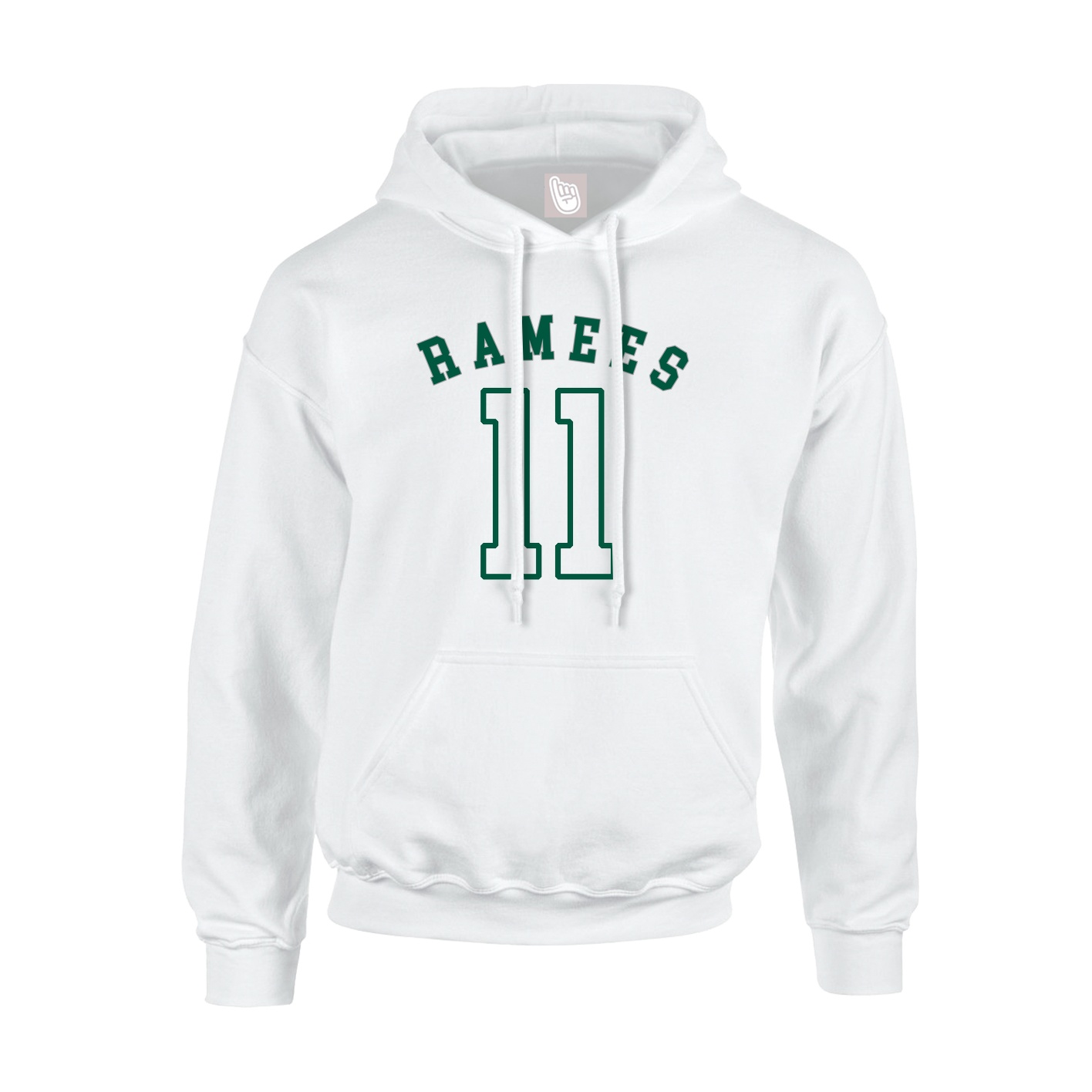 Youth Hoodie — Shirsey Arch in White