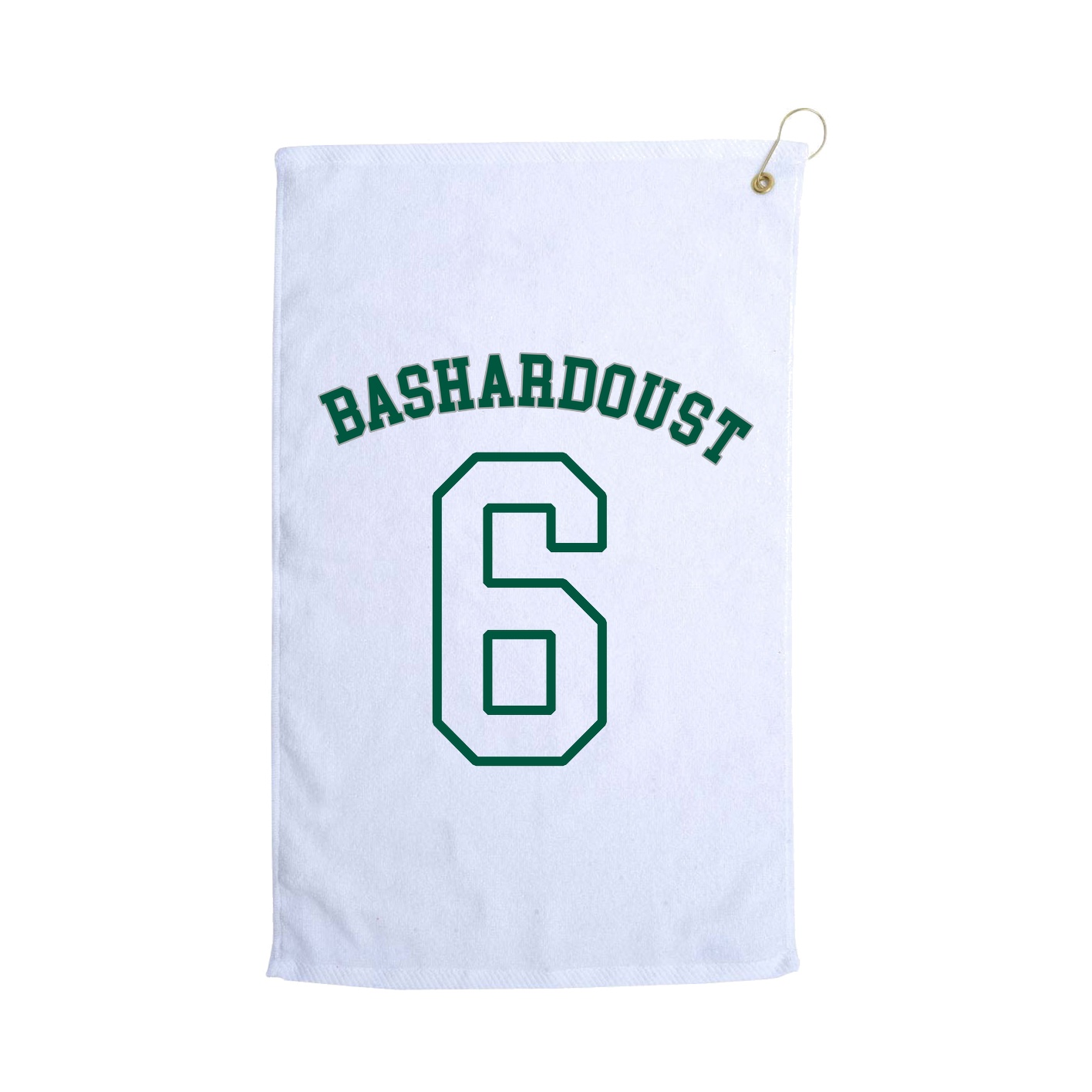 Golf Towel — Shirsey Arch in White