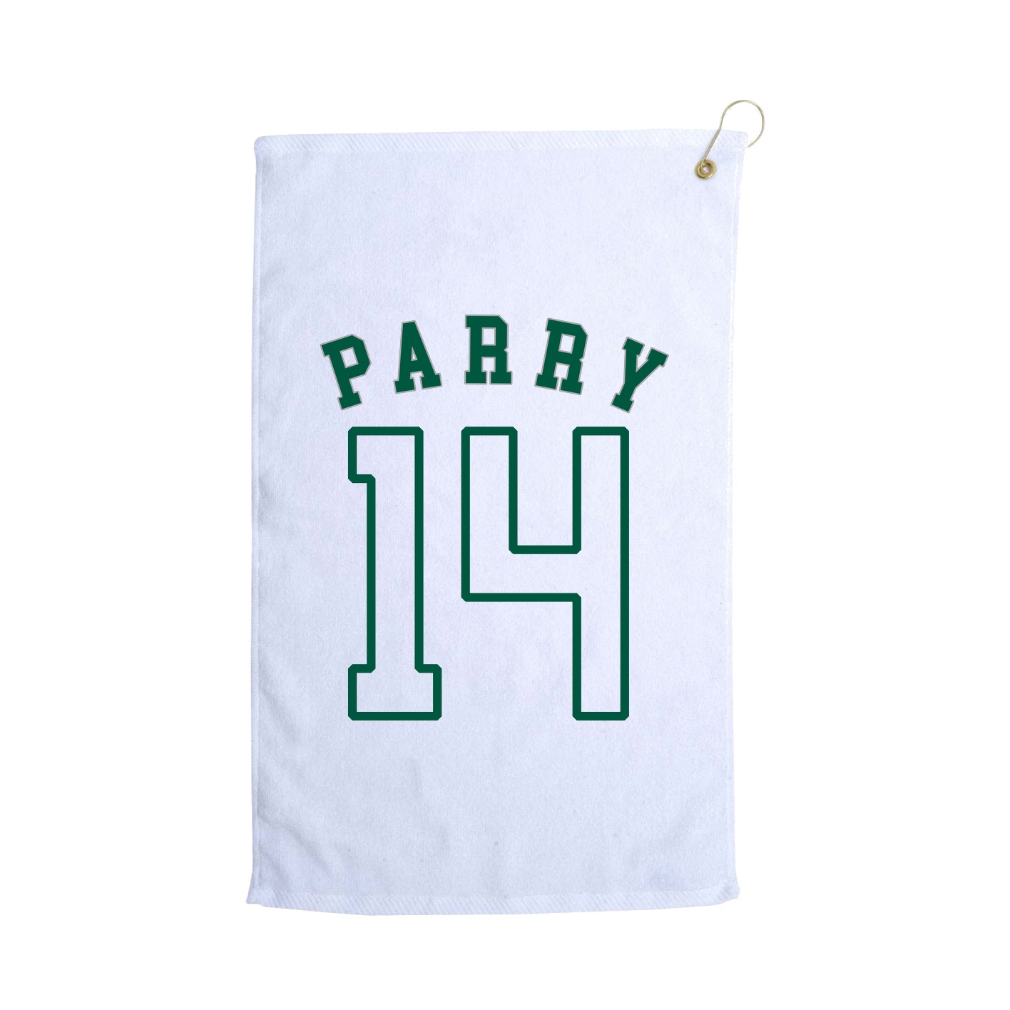 Golf Towel — Shirsey Arch in White