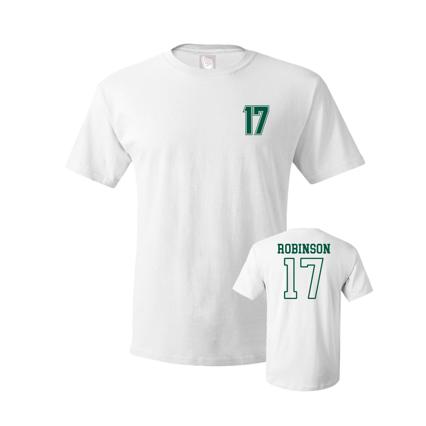 Tee — Chest Back in White