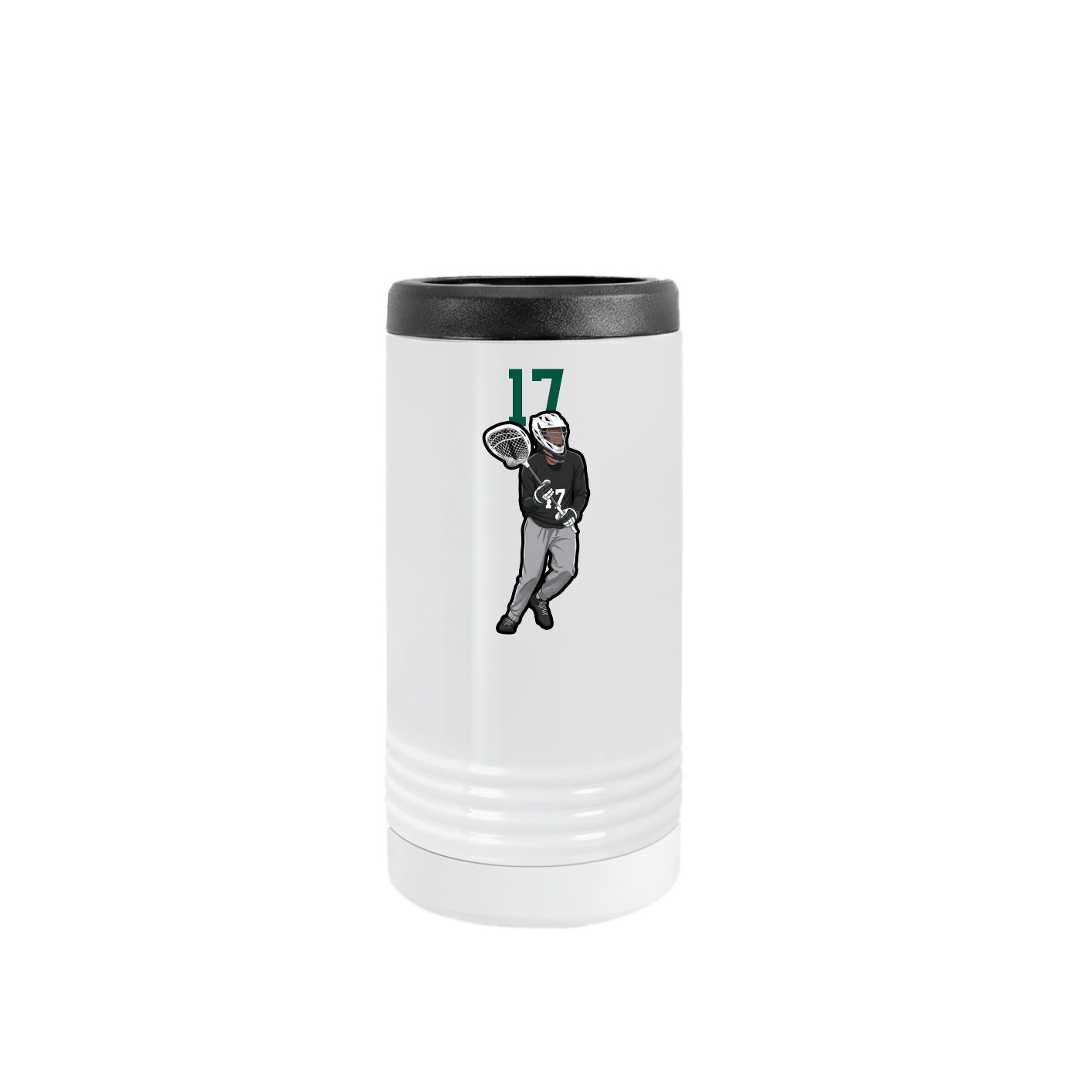 Slim Beverage Holder — Number Top in White