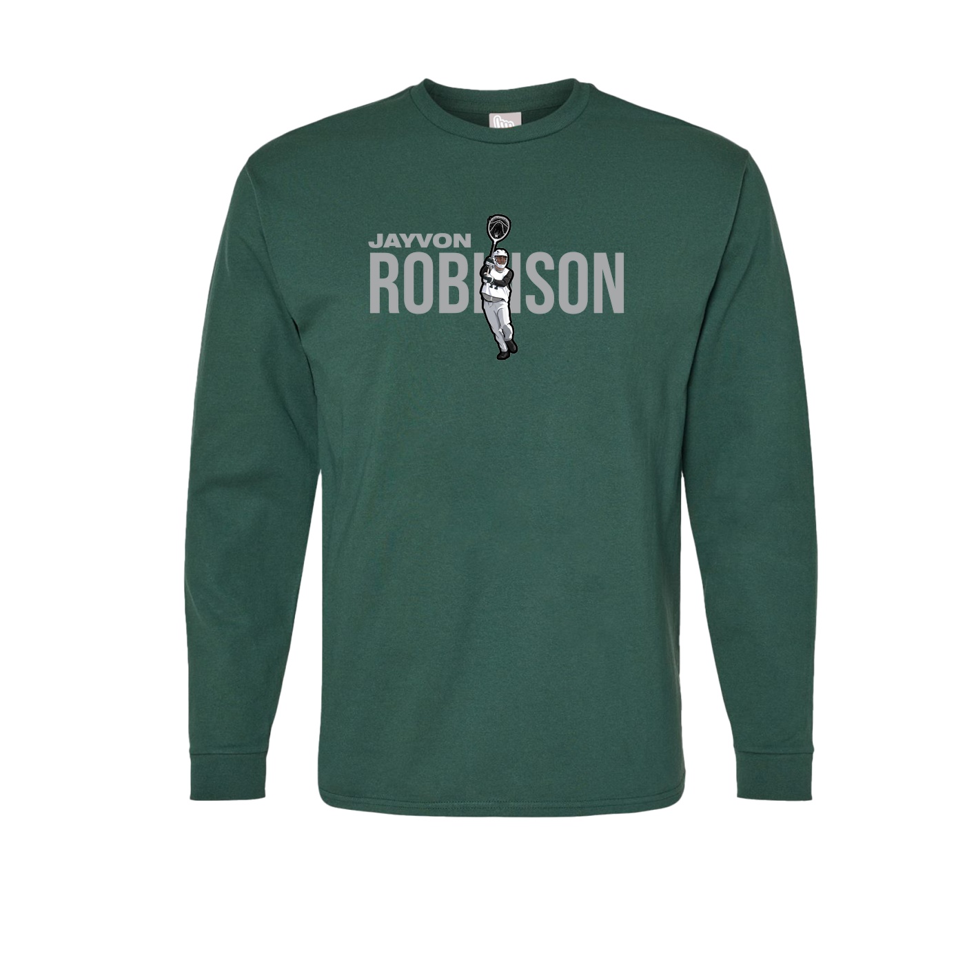 Long Sleeve Tee — Player Name in Green