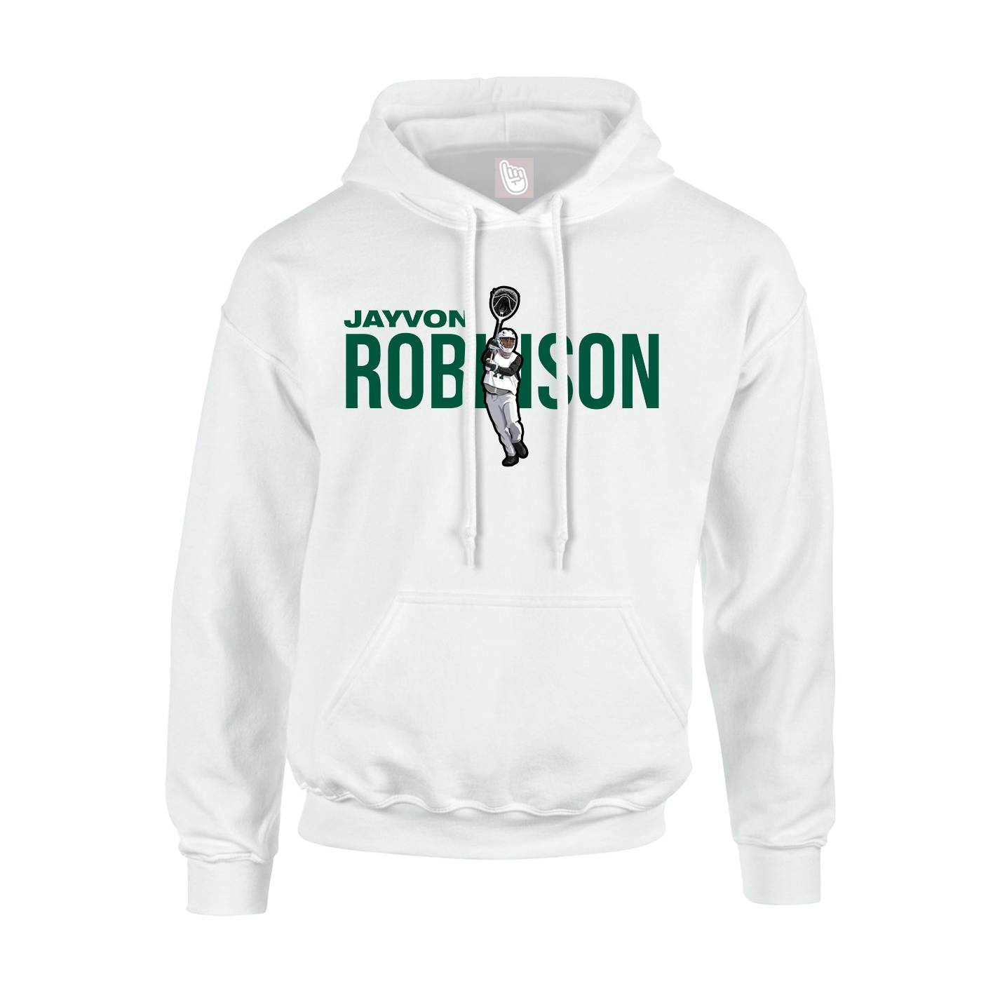 Hoodie — Player Name in White