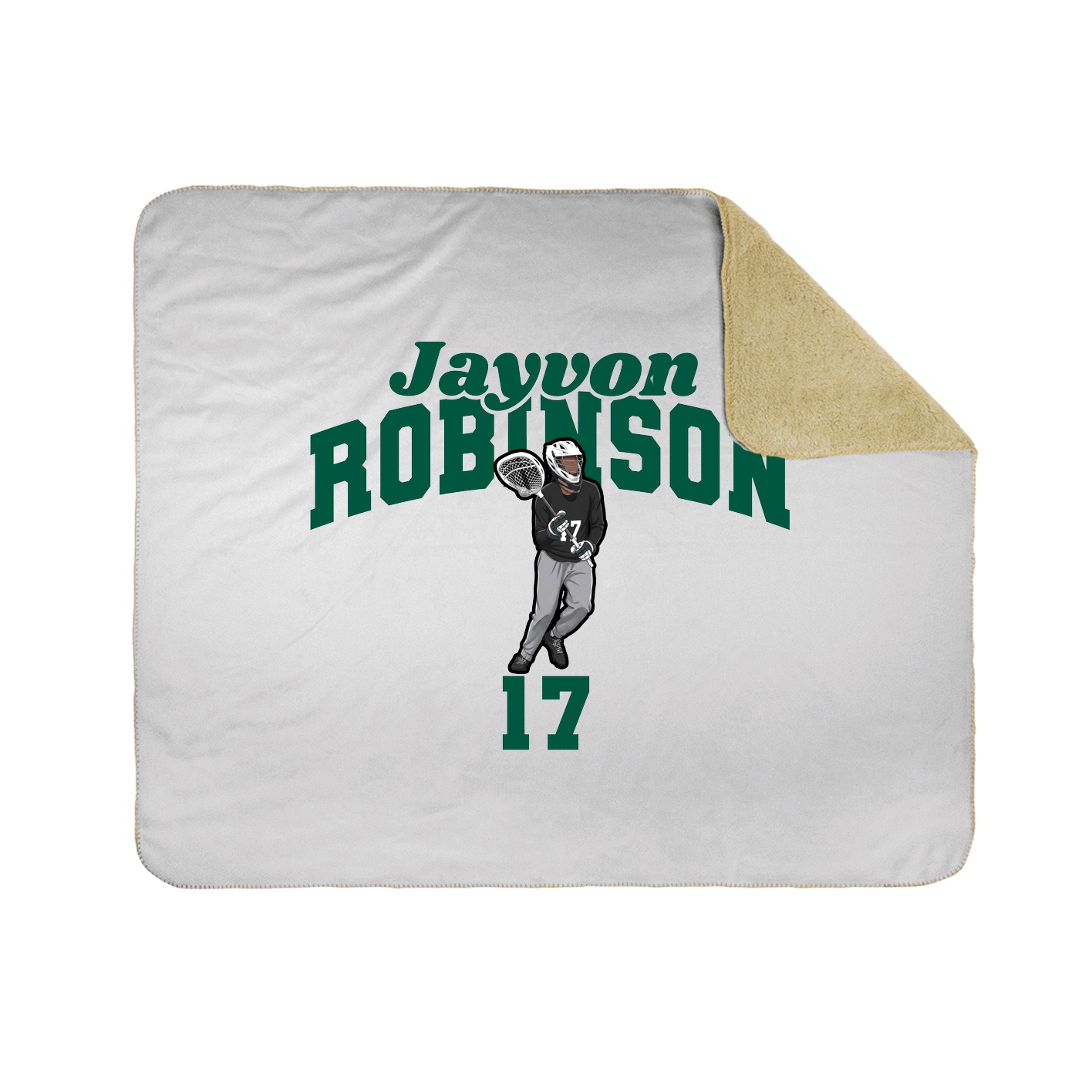 Throw Blanket — Signature Arch in White