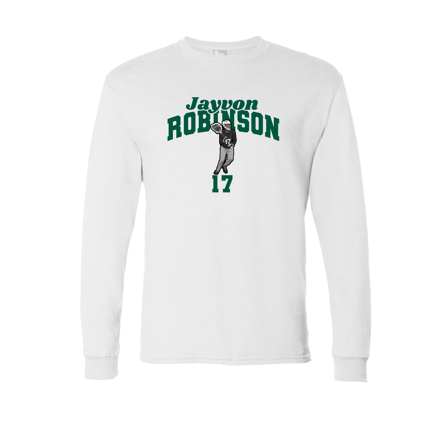 Long Sleeve Tee — Signature Arch in White
