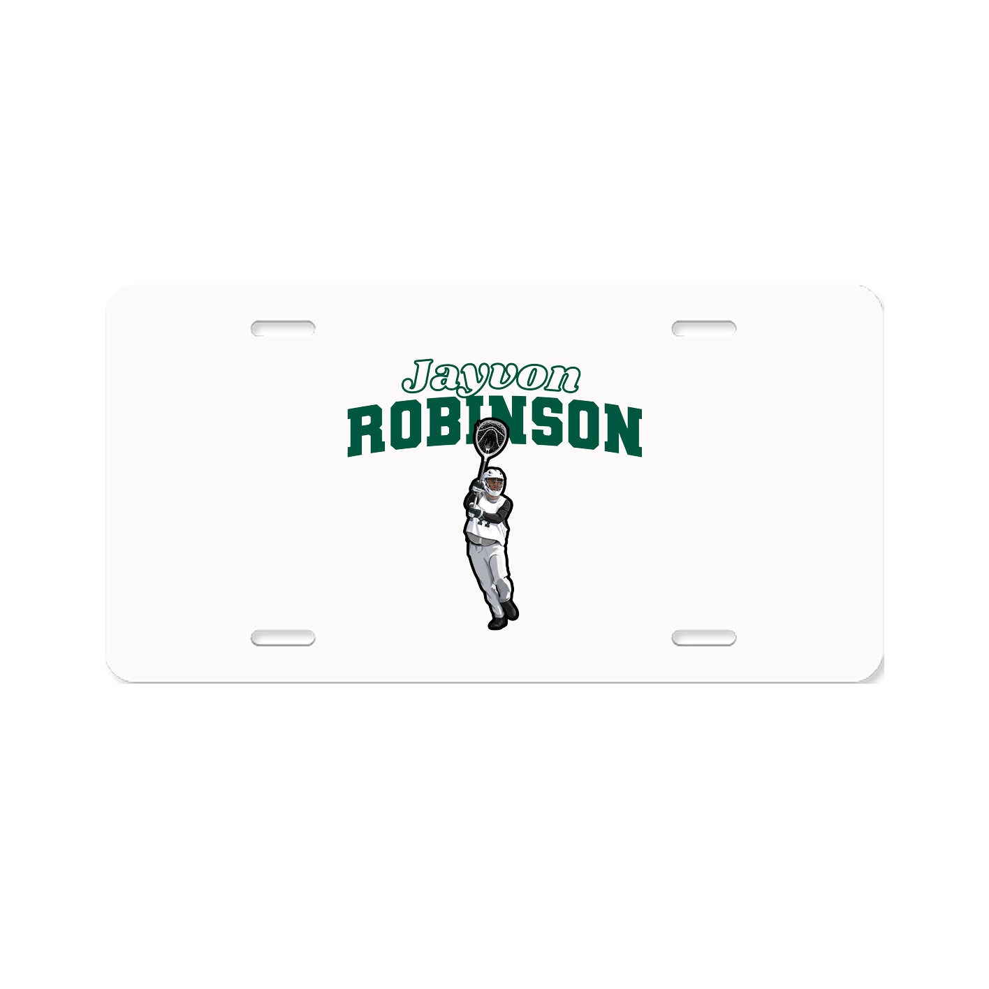 License Plate — Name Arch in Classic