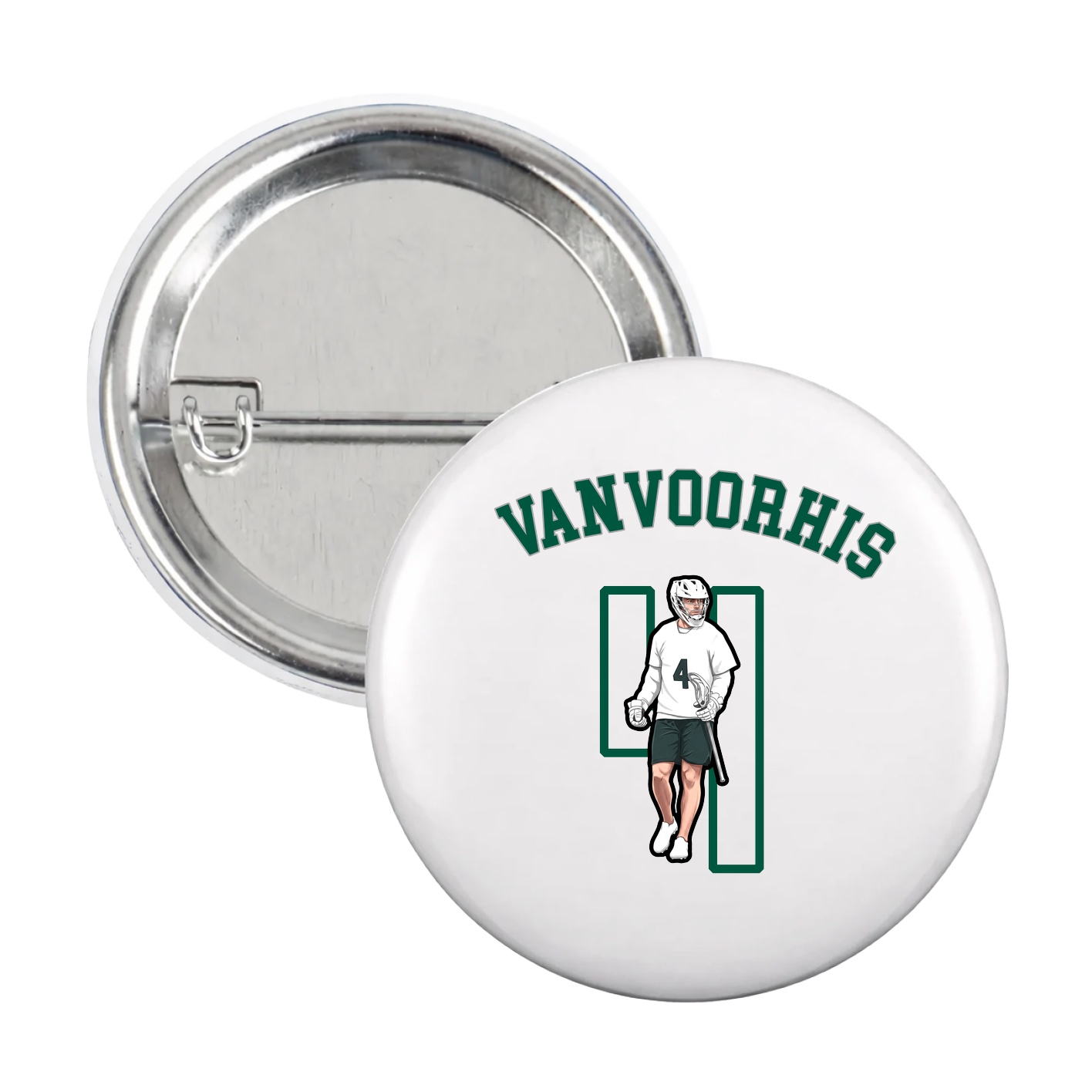 Game Day Button — Shirsey Arch in White