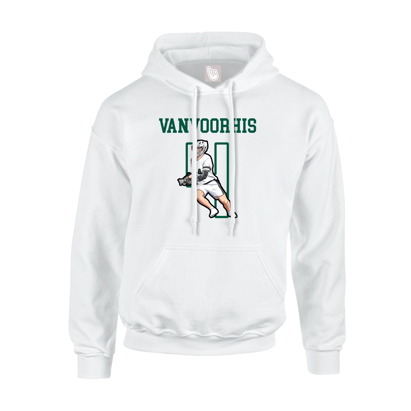 Youth Hoodie — Shirsey in White