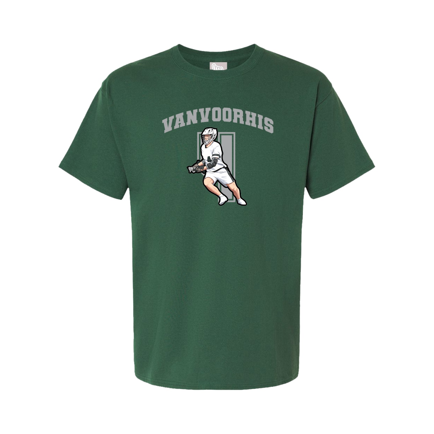 Youth Tee — Number in Green