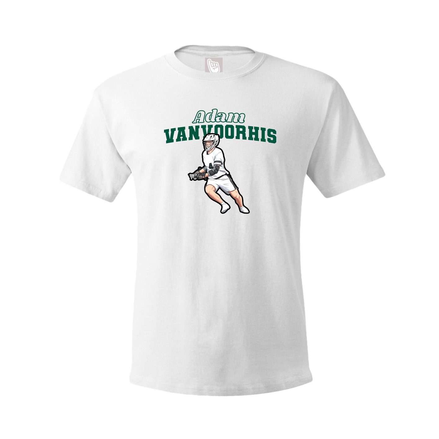 Tee — Name Arch in White