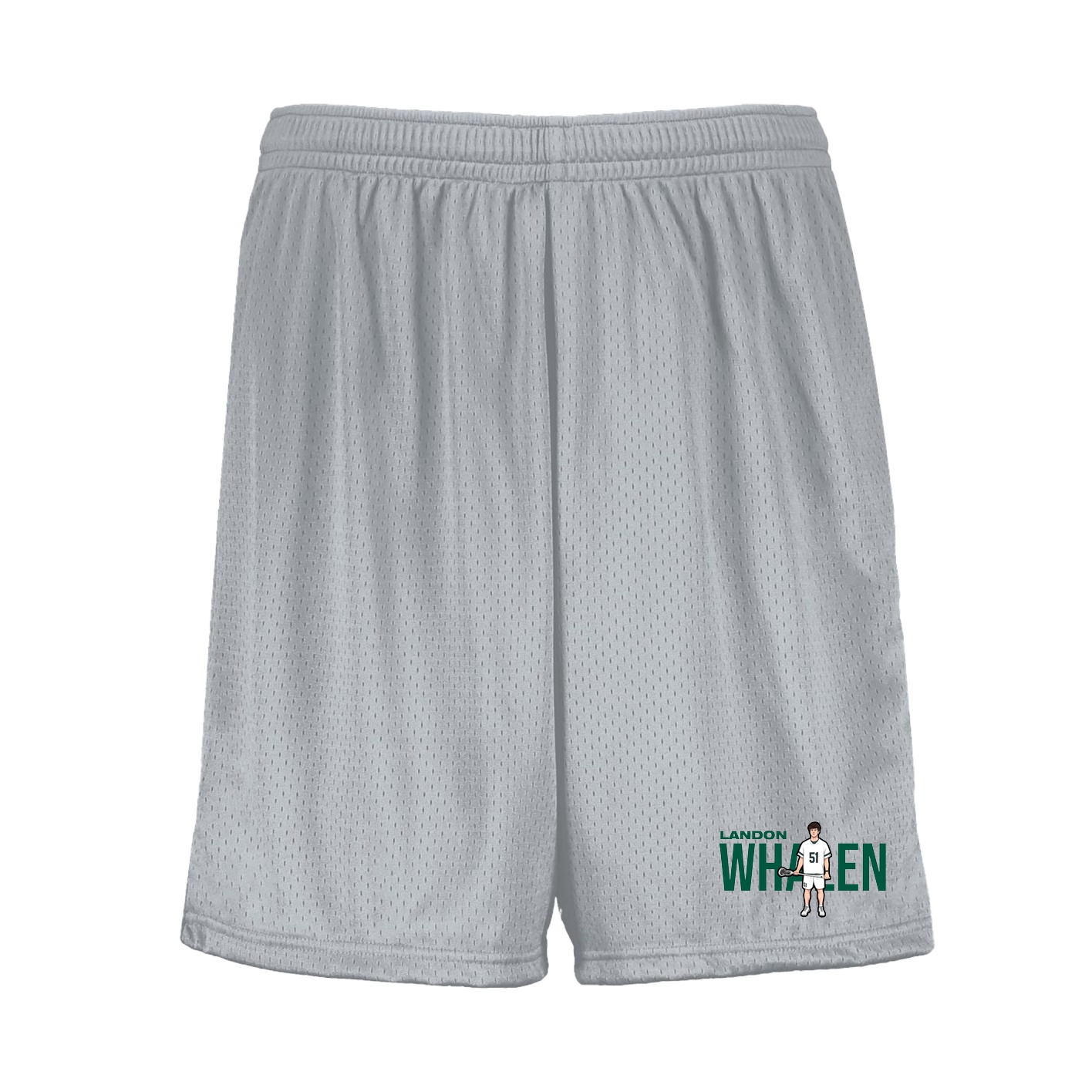 Shorts — Player Name in Silver