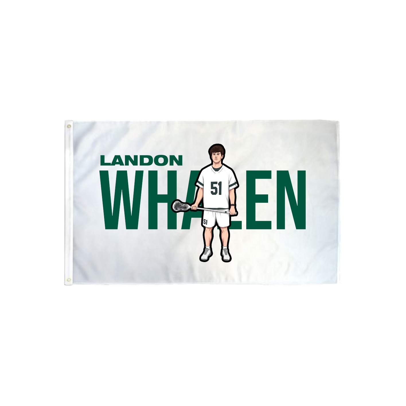 3x5 Flag — Player Name in Classic