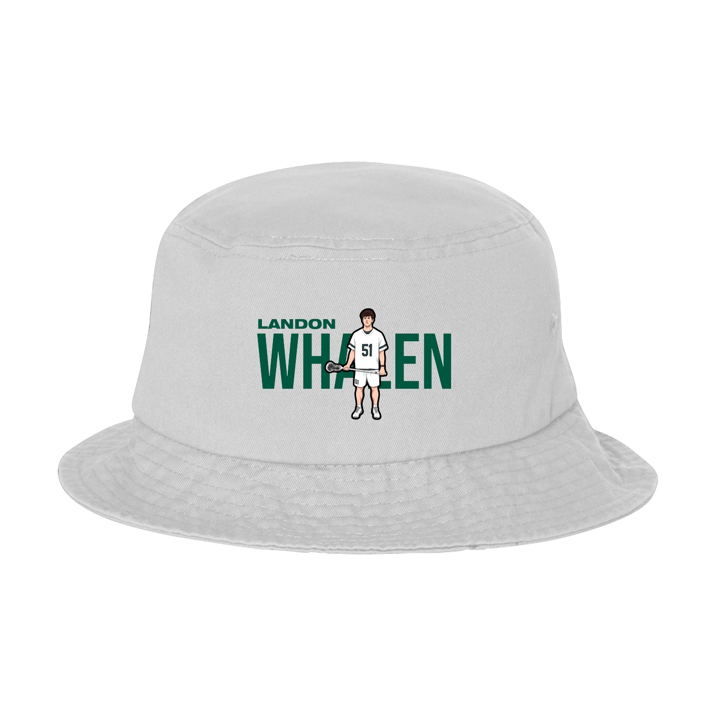 Bucket Cap — Player Name in White