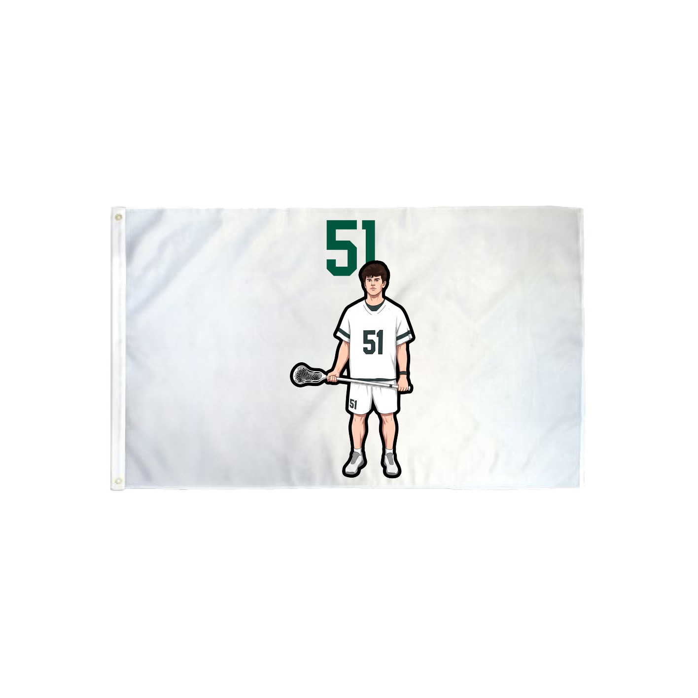 3x5 Flag — Number Top in Classic