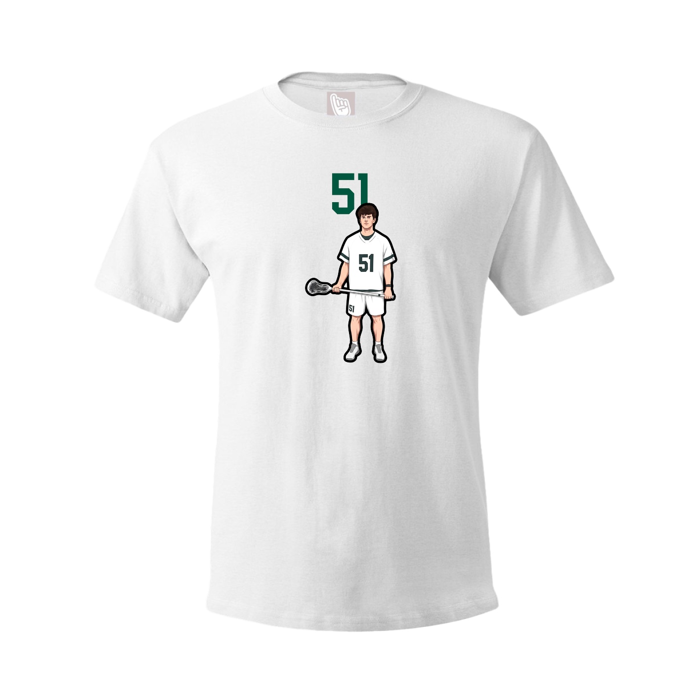 Tee — Number Top in White