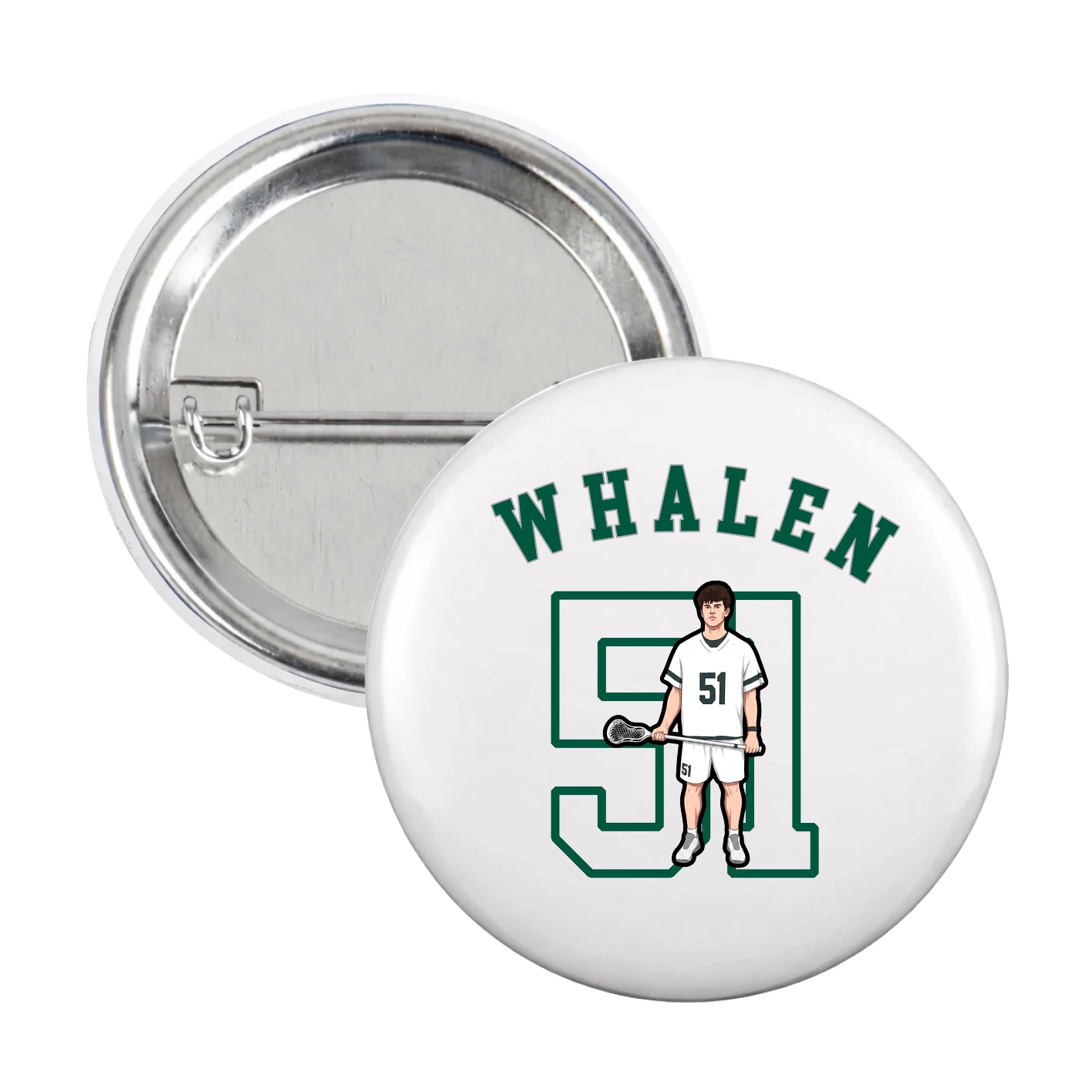 Game Day Button — Shirsey Arch in White
