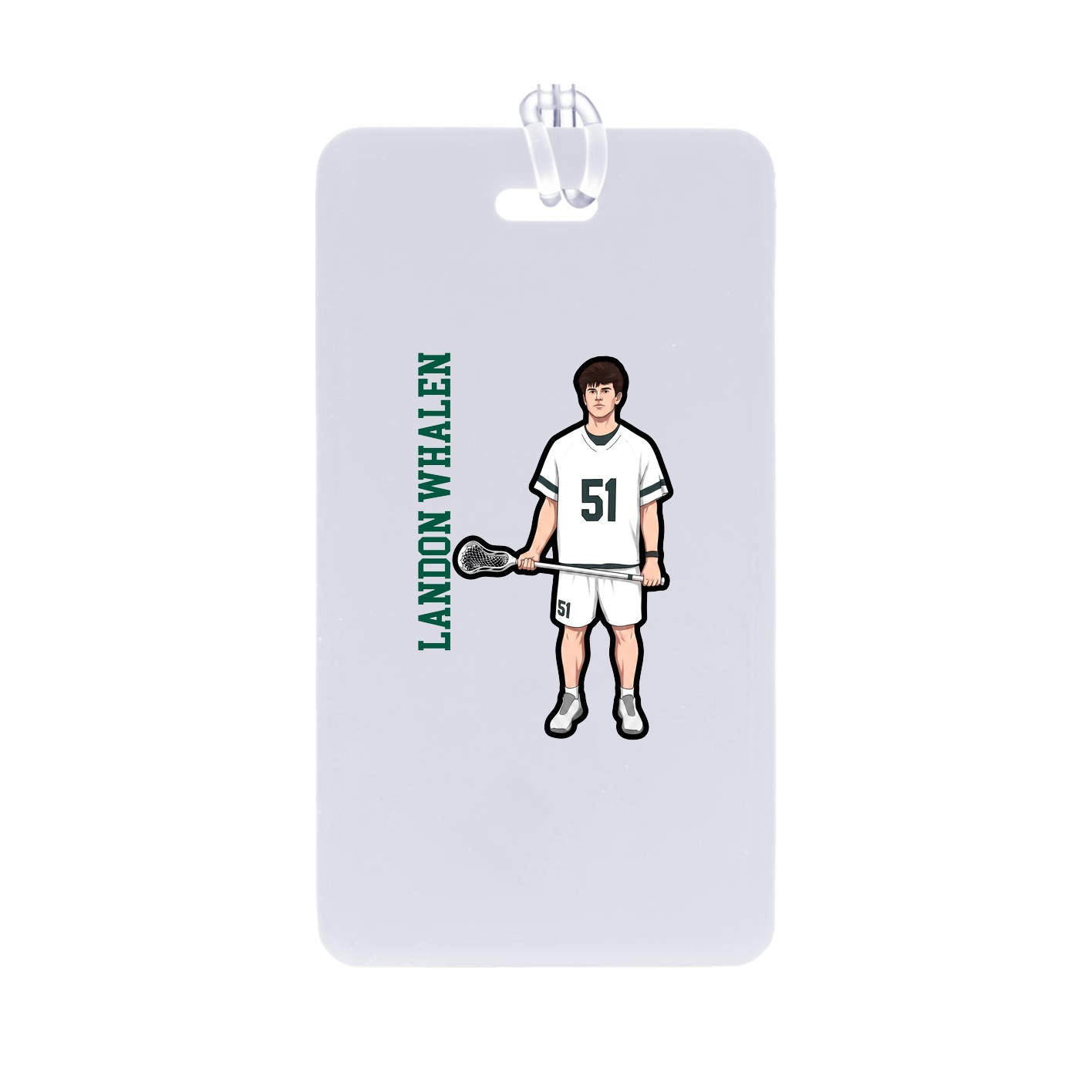 Bag Tag — Name Vertical in Classic
