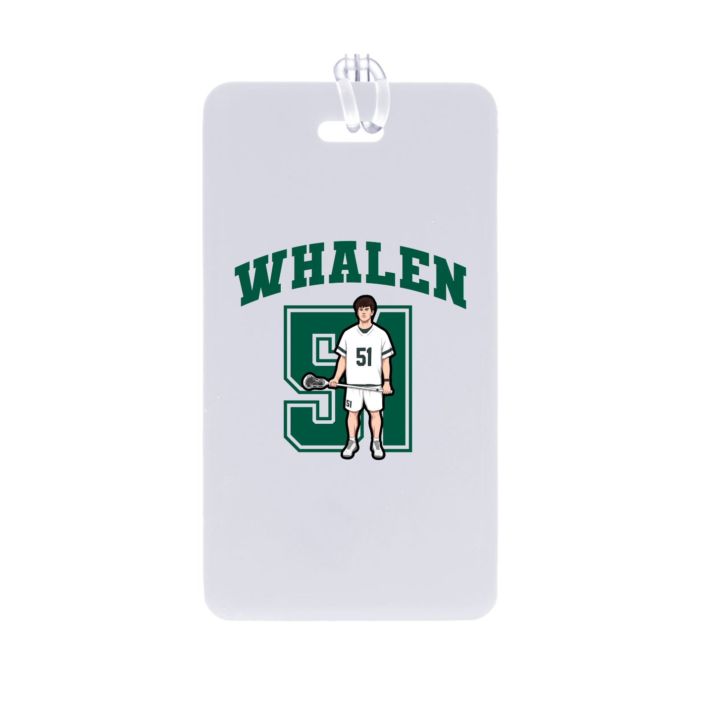 Bag Tag — Number in Classic