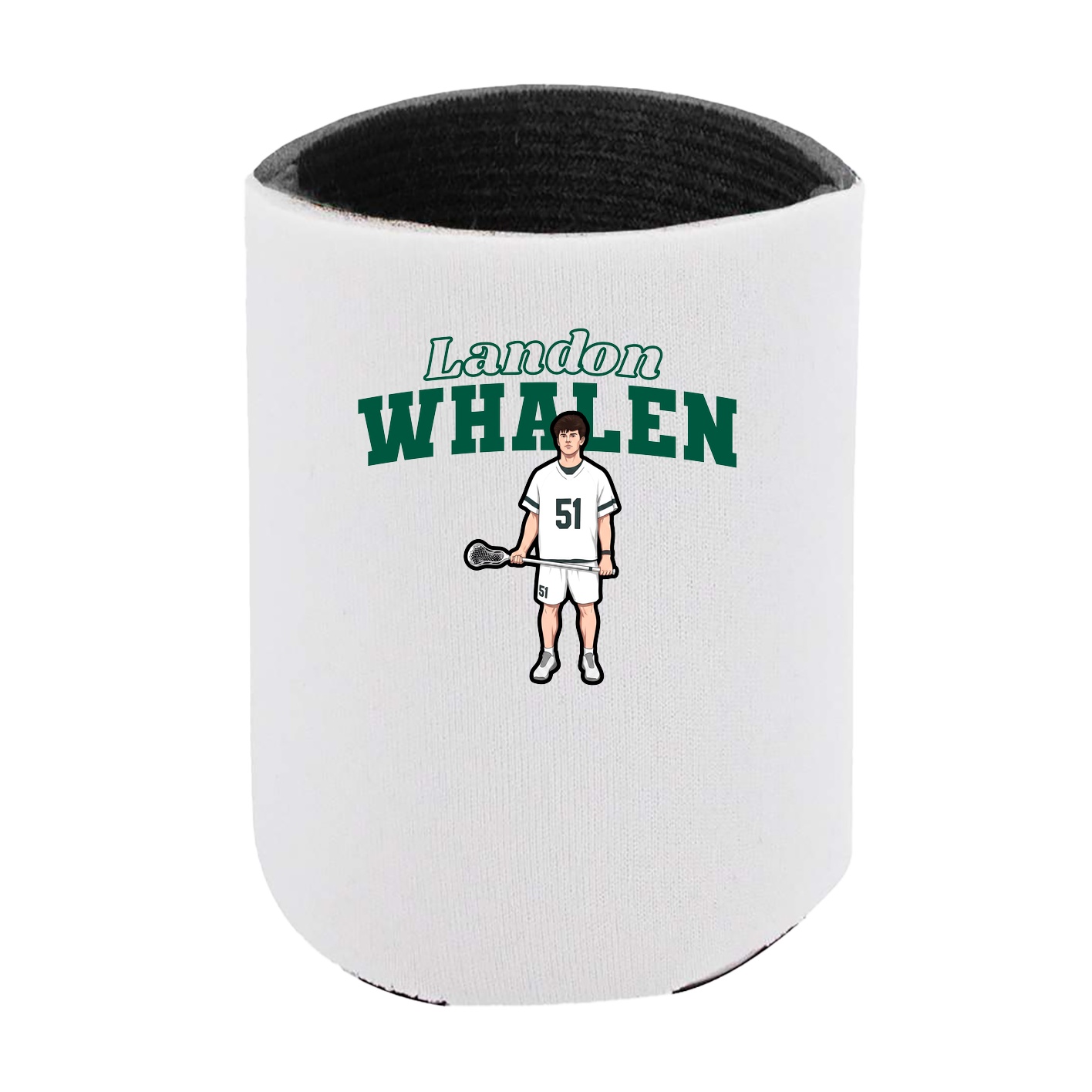 Can Holder — Name Arch in White