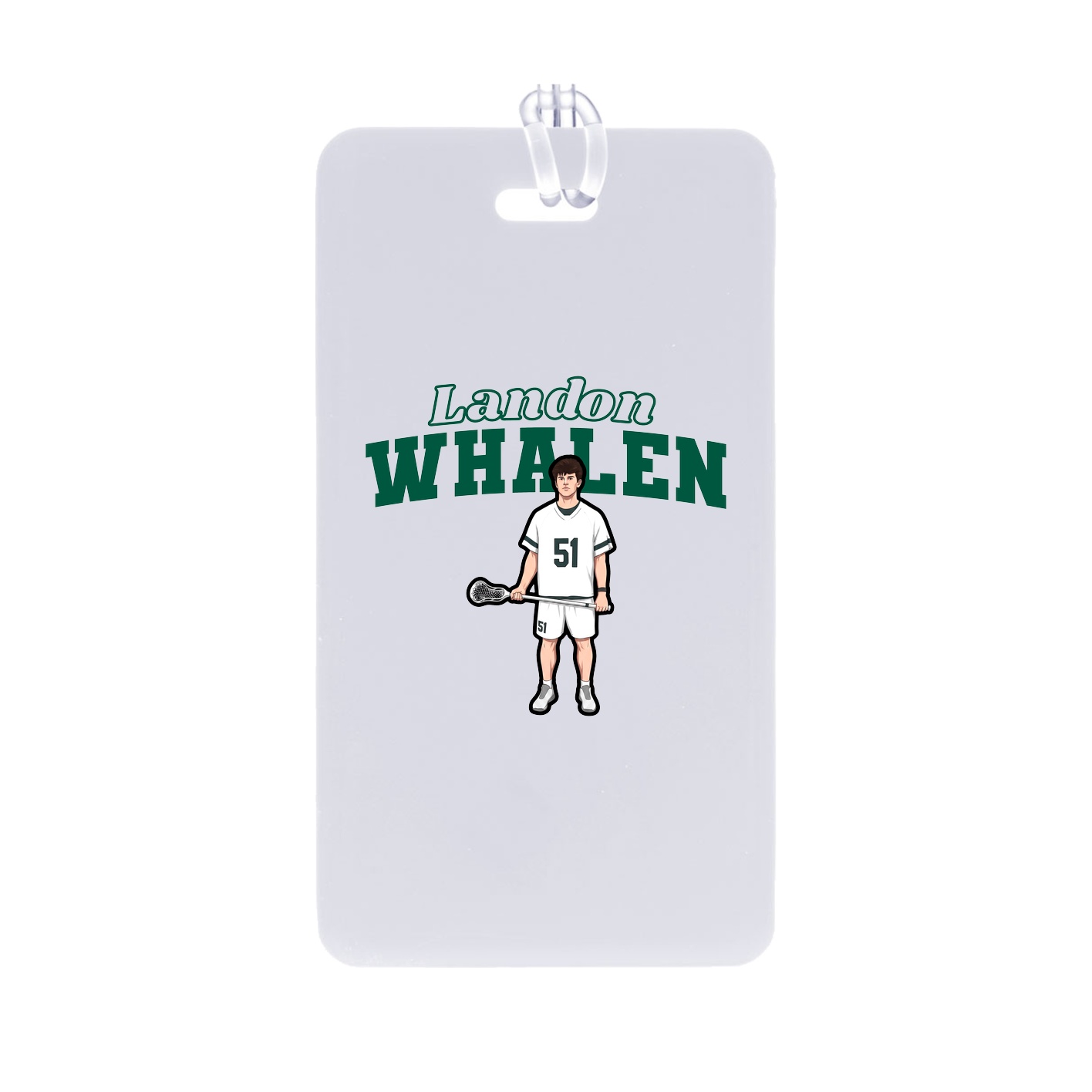 Bag Tag — Name Arch in Classic