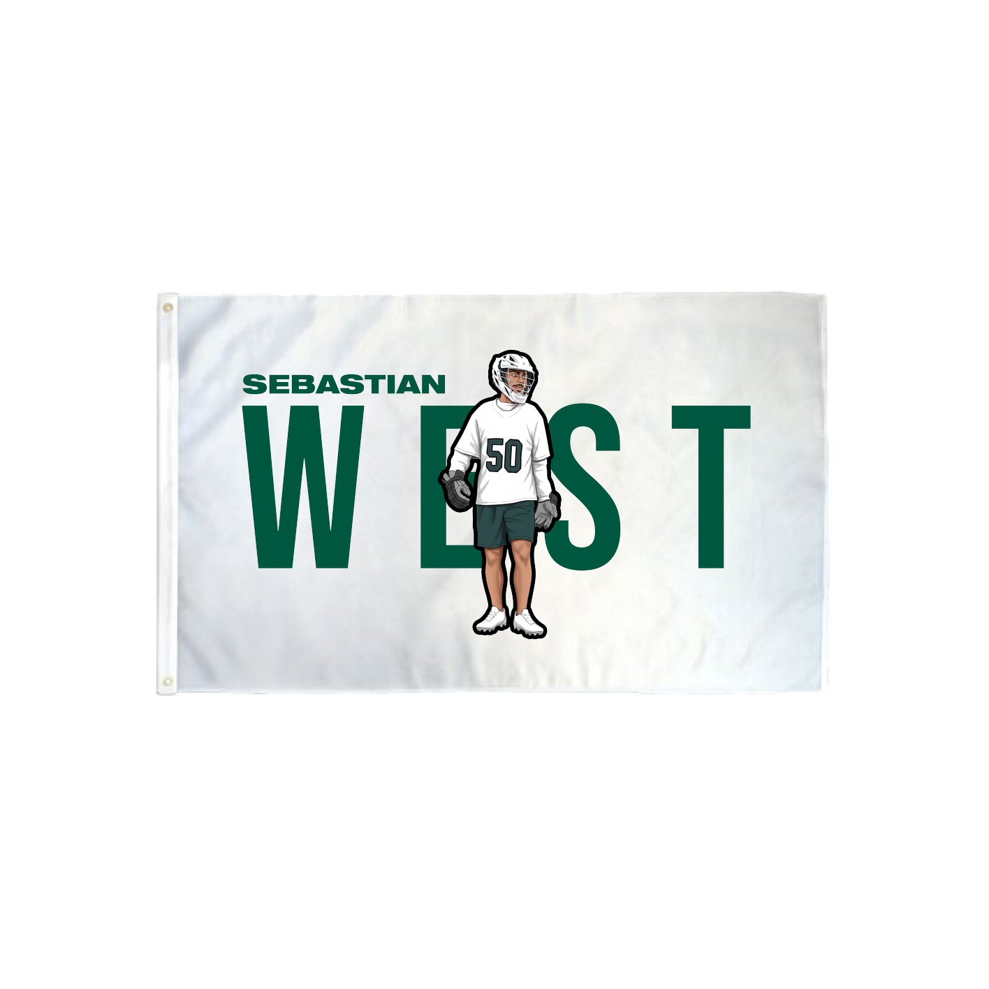 3x5 Flag — Player Name in Classic