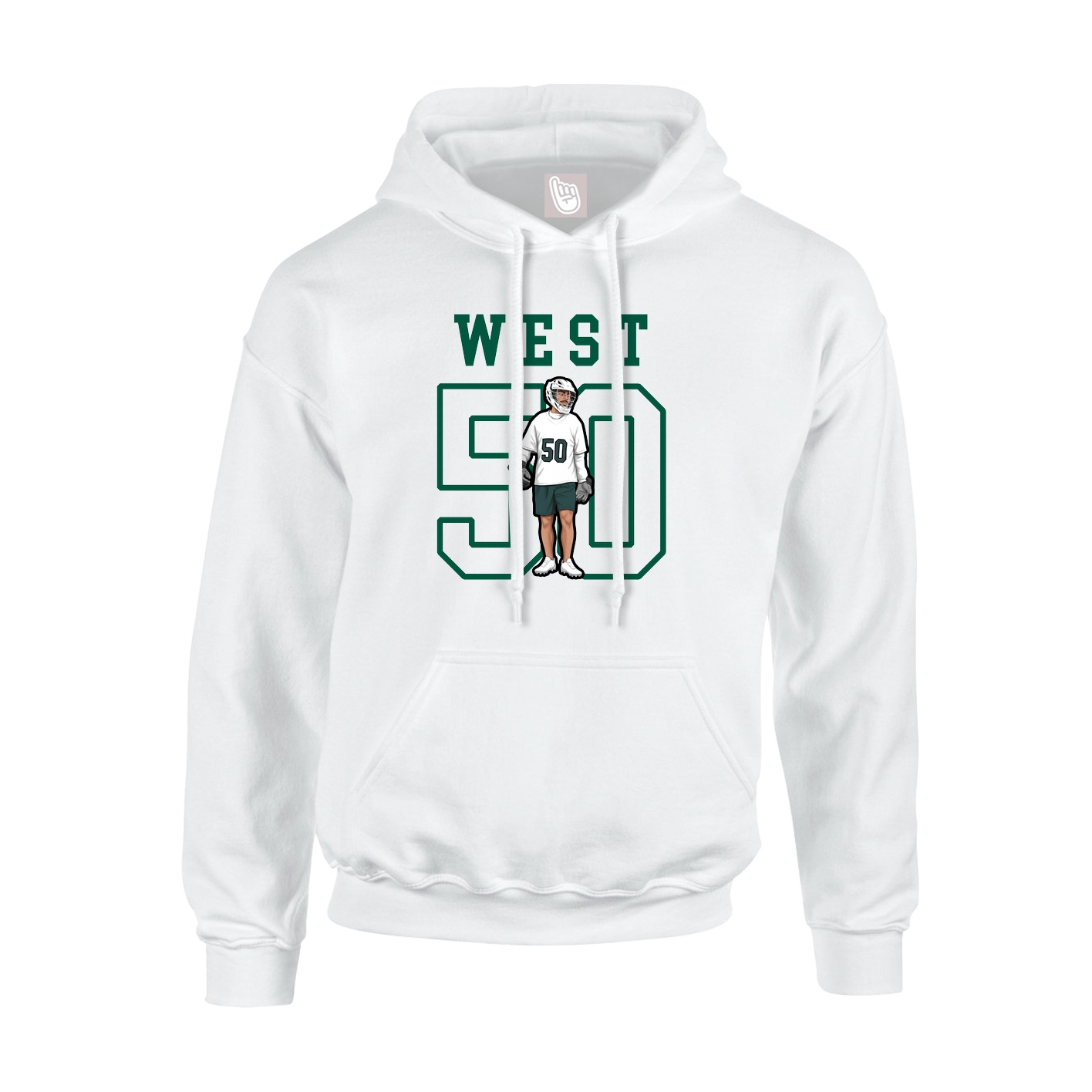 Youth Hoodie — Shirsey in White