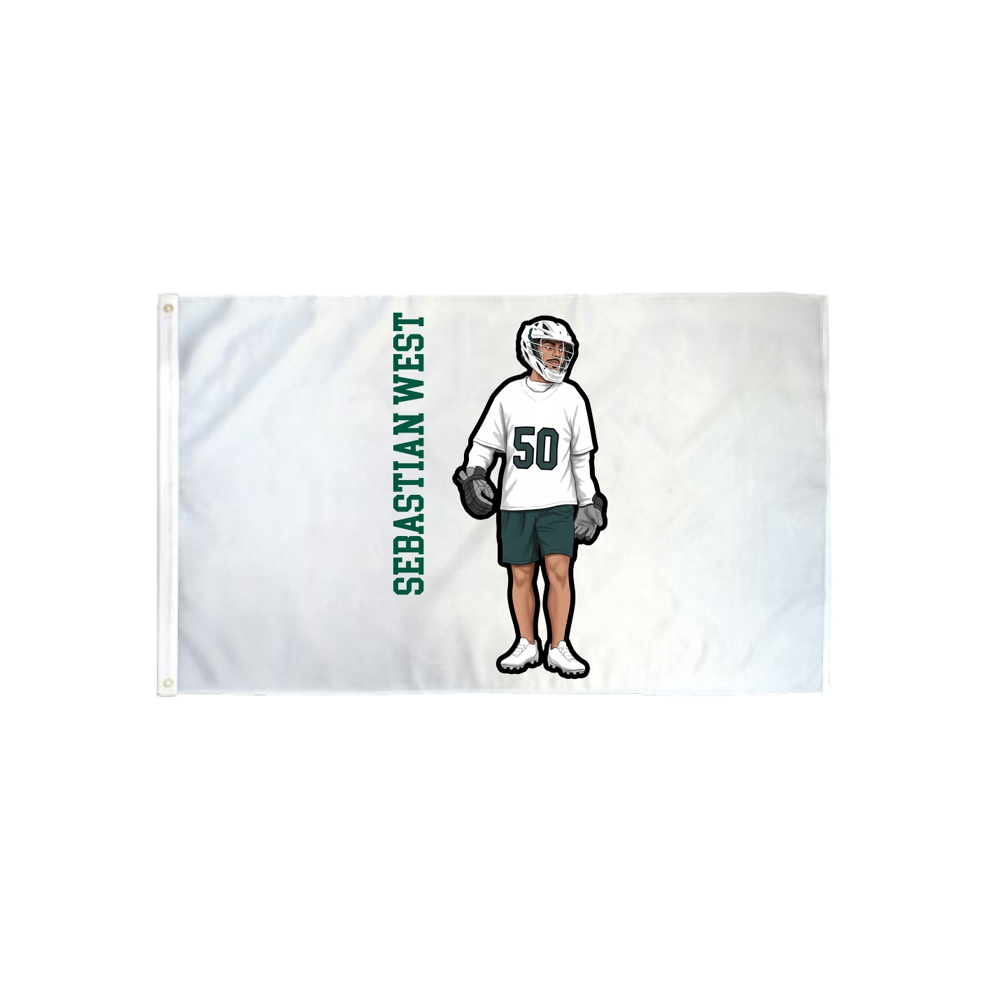 3x5 Flag — Name Vertical in Classic