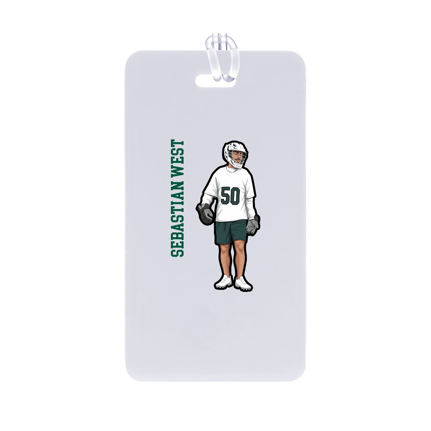 Bag Tag — Name Vertical in Classic