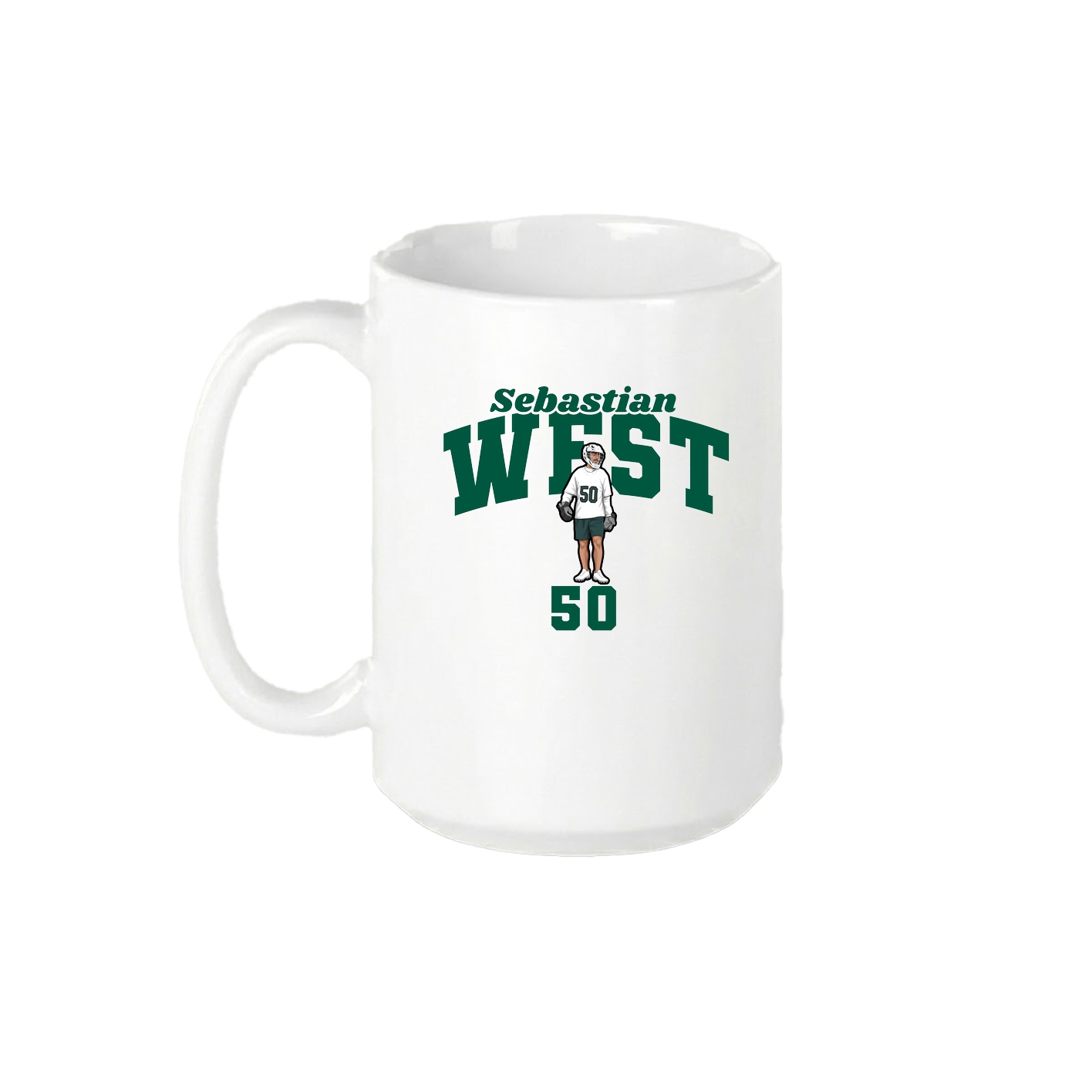 15oz Coffee Mug — Signature Arch in White