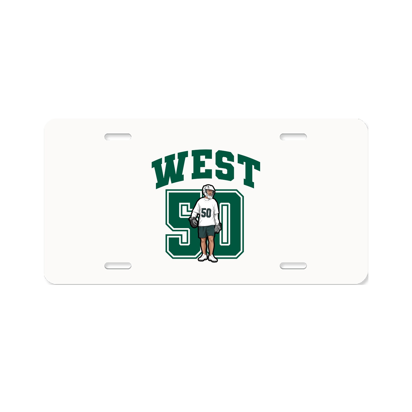 License Plate — Number in Classic