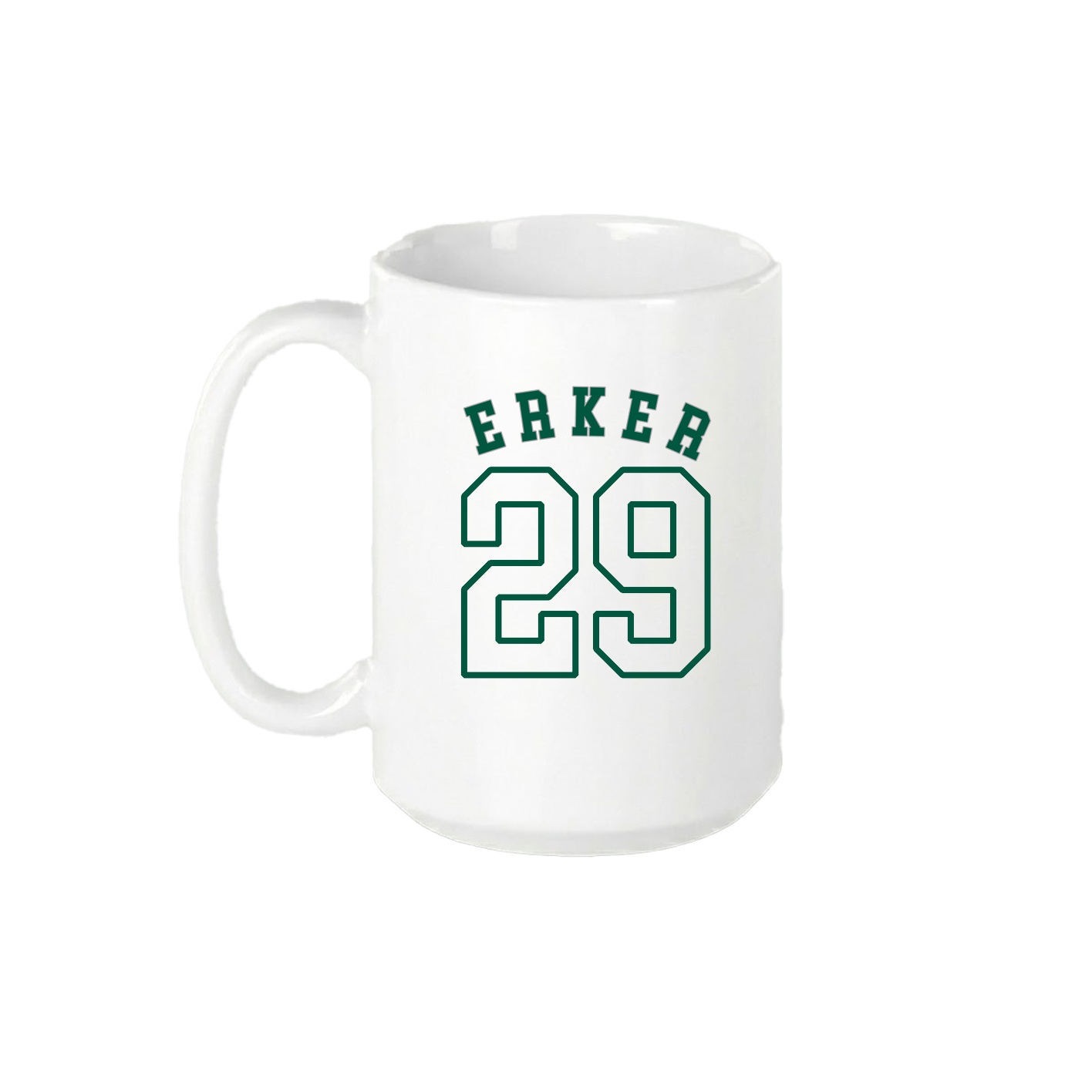 15oz Coffee Mug — Shirsey Arch in White