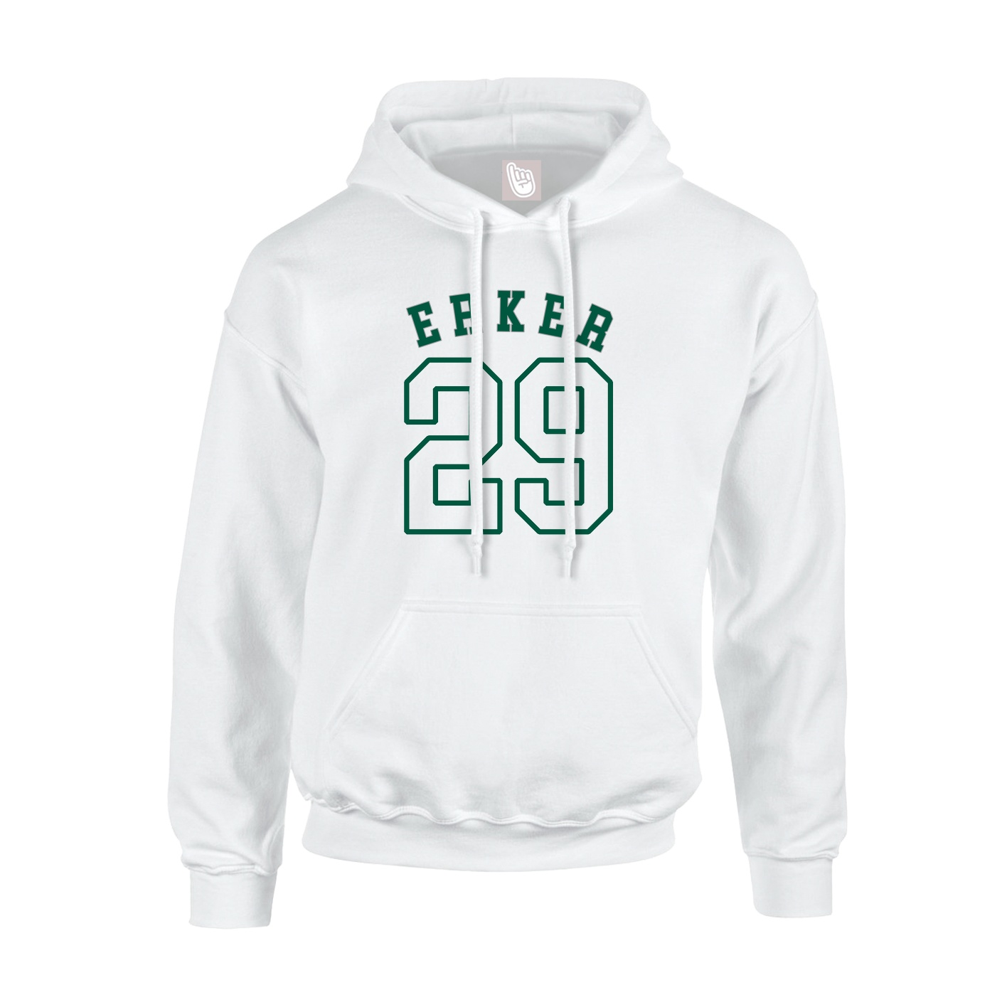 Youth Hoodie — Shirsey Arch in White