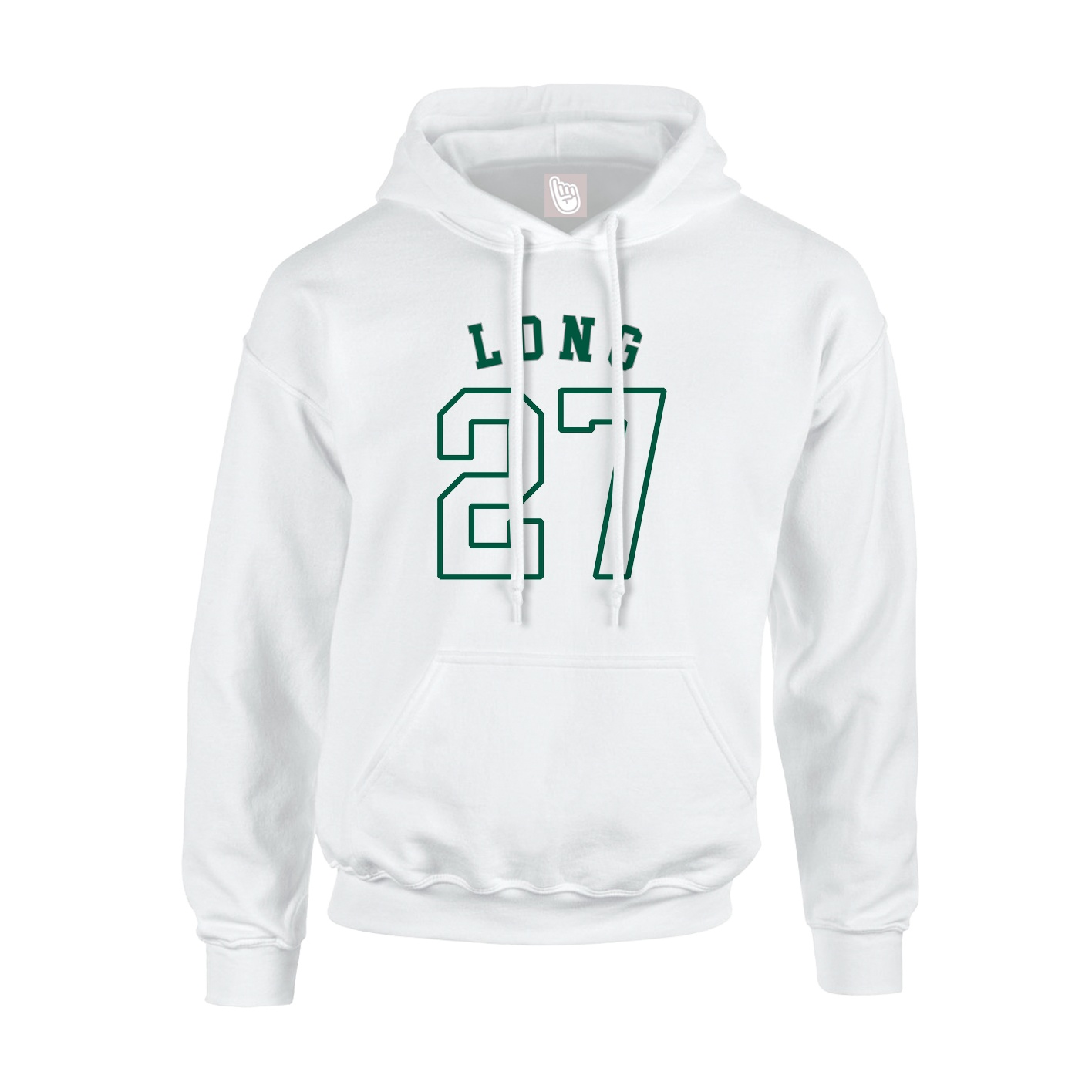 Youth Hoodie — Shirsey Arch in White