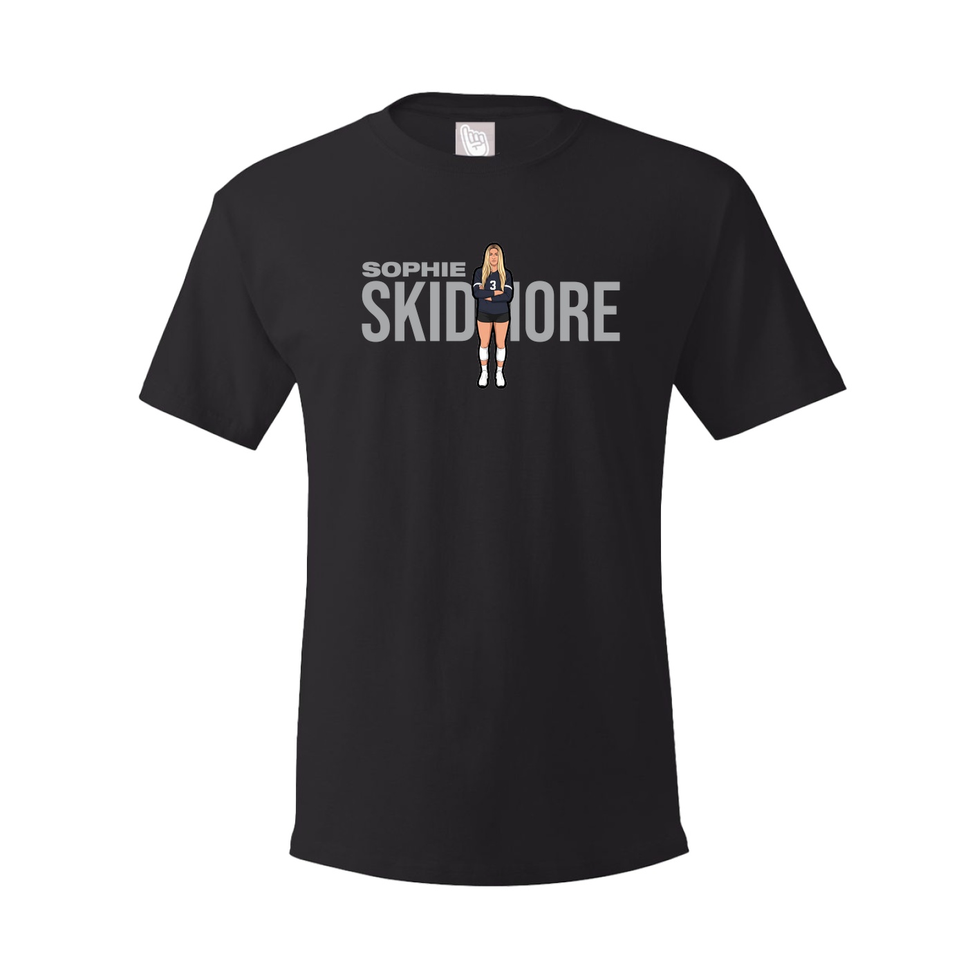 Youth Tee — Player Name in Black