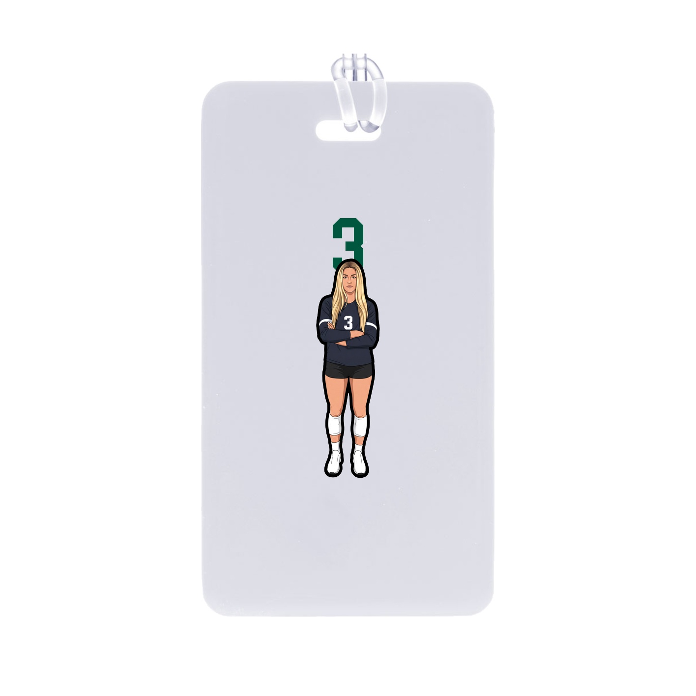 Bag Tag — Number Top in Classic