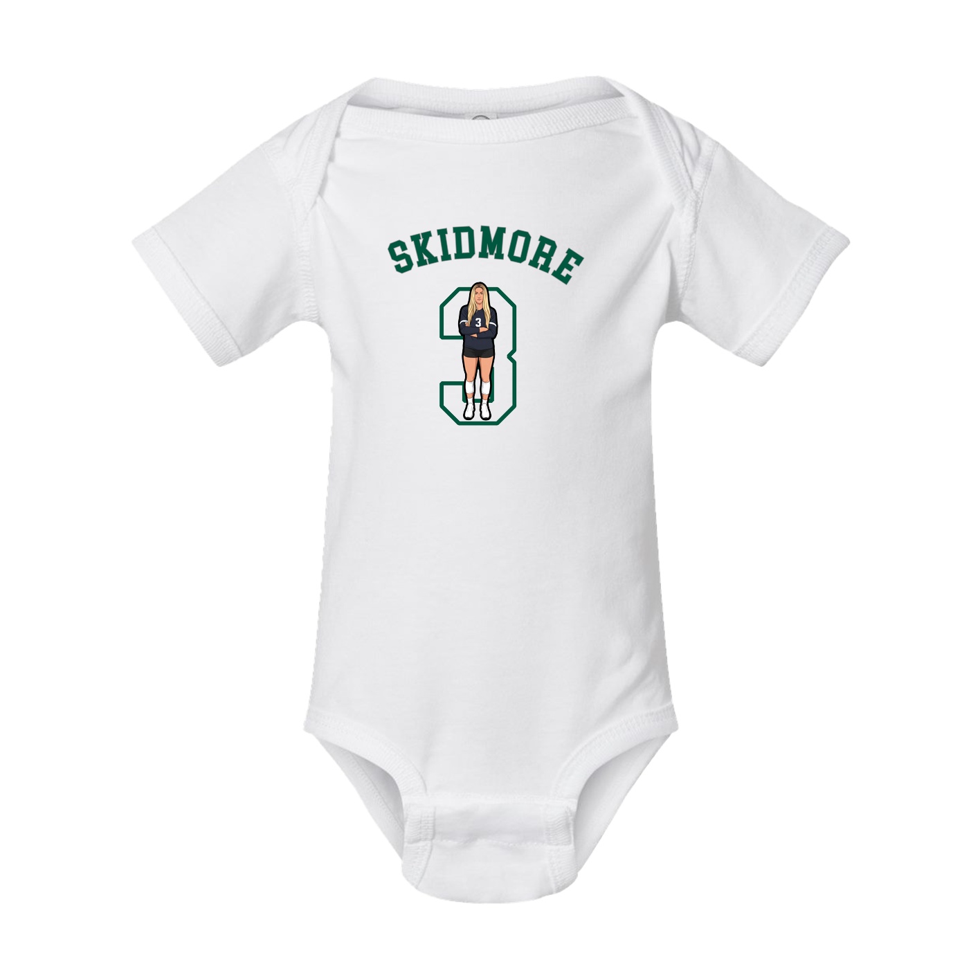 Baby Onesie — Shirsey Arch in White