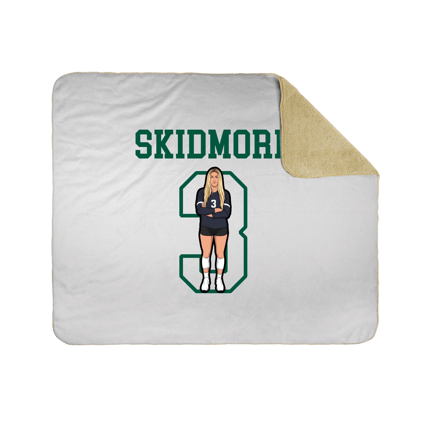 Throw Blanket — Shirsey in White