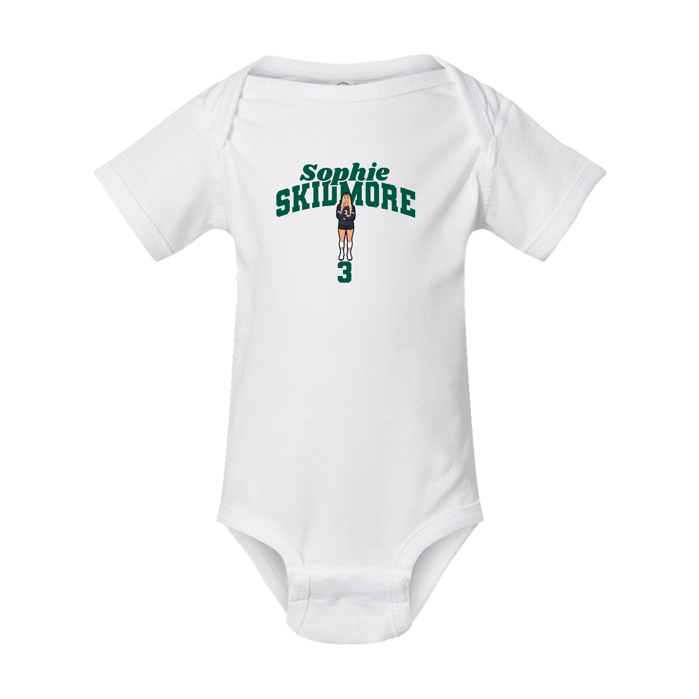 Baby Onesie — Signature Arch in White