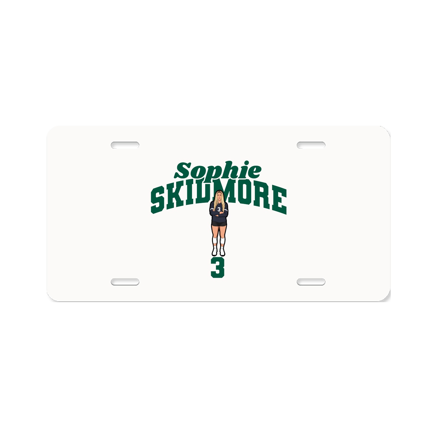 License Plate — Signature Arch in Classic