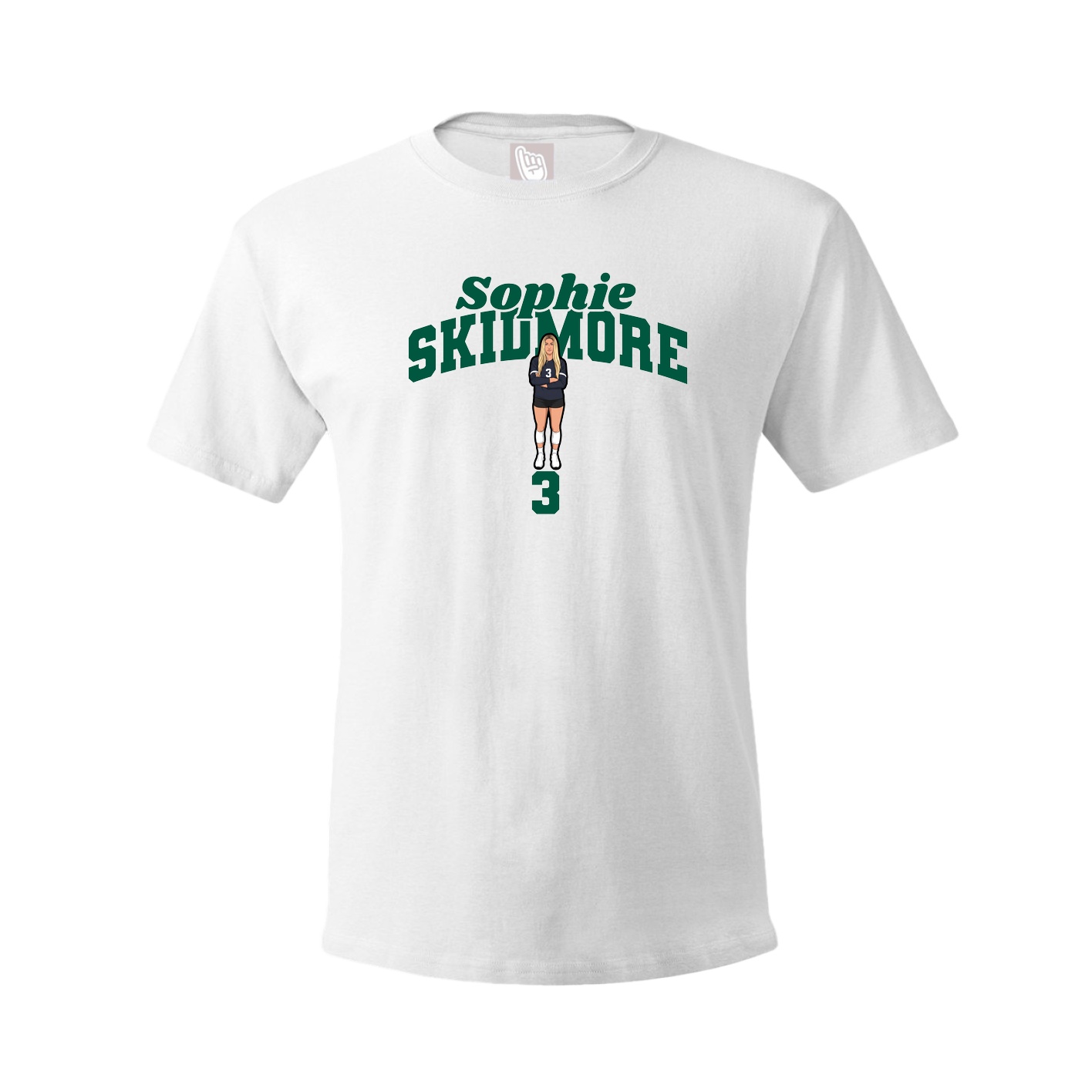 Tee — Signature Arch in White