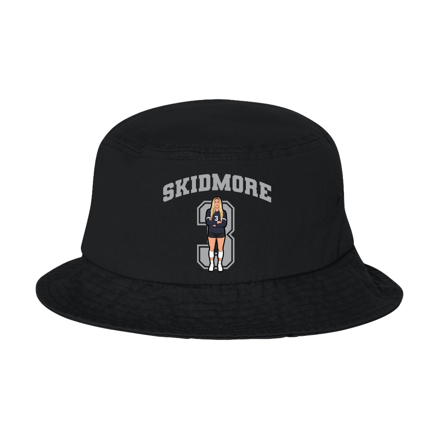 Bucket Cap — Number in Black