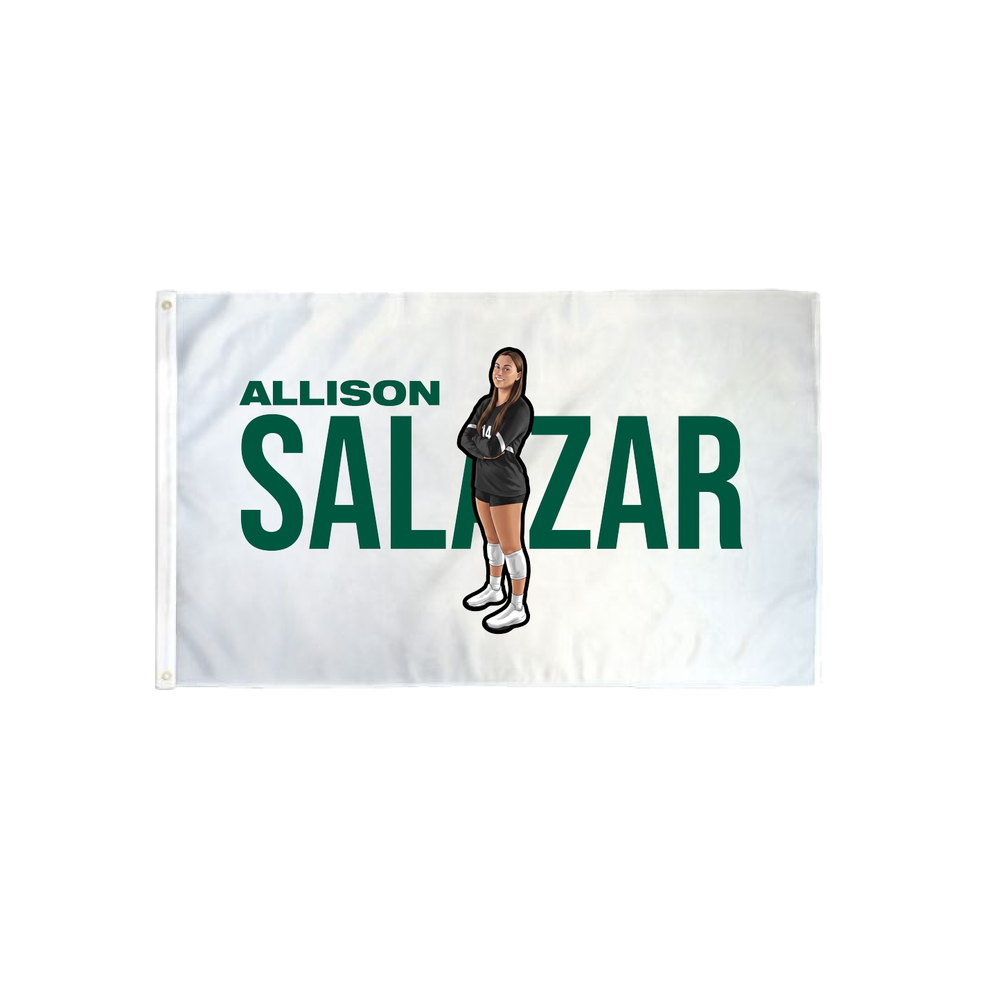 3x5 Flag — Player Name in Classic