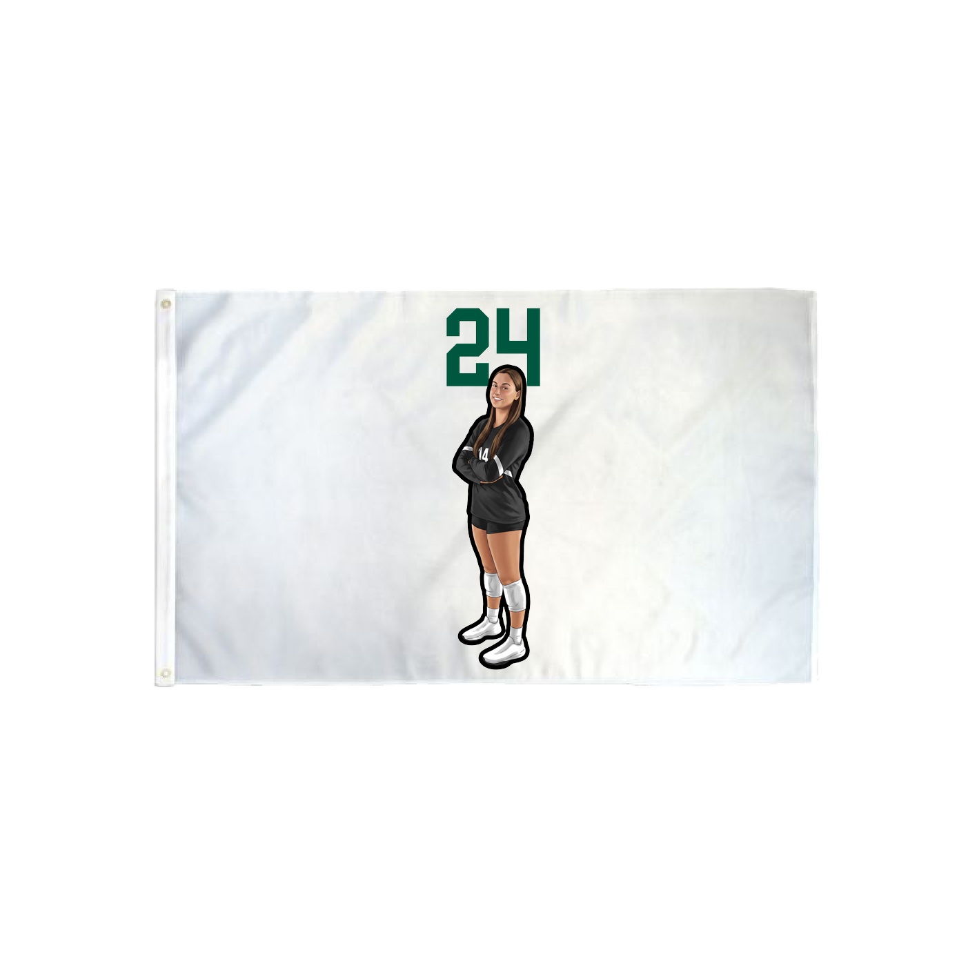 3x5 Flag — Number Top in Classic