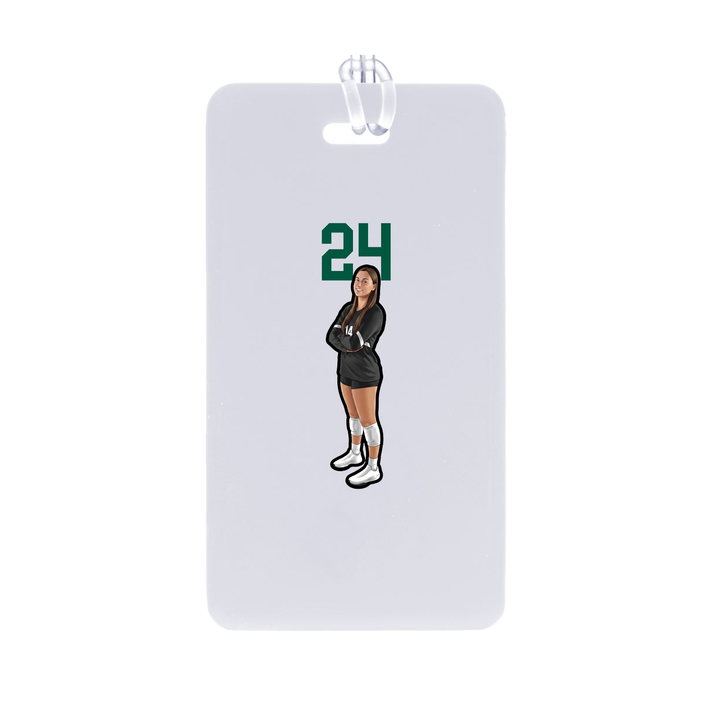Bag Tag — Number Top in Classic
