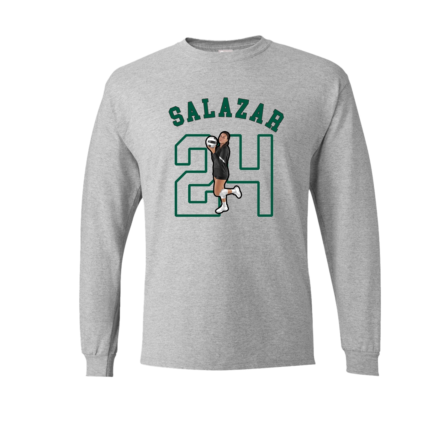 Long Sleeve Tee — Shirsey Arch in Grey