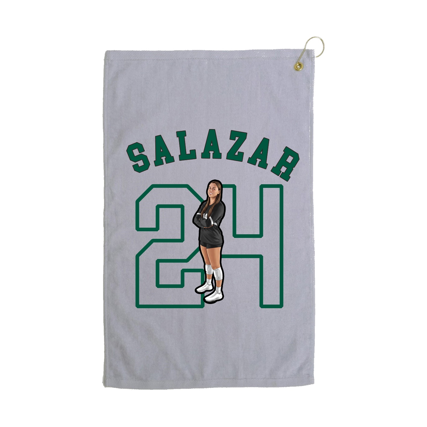 Golf Towel — Shirsey Arch in Grey