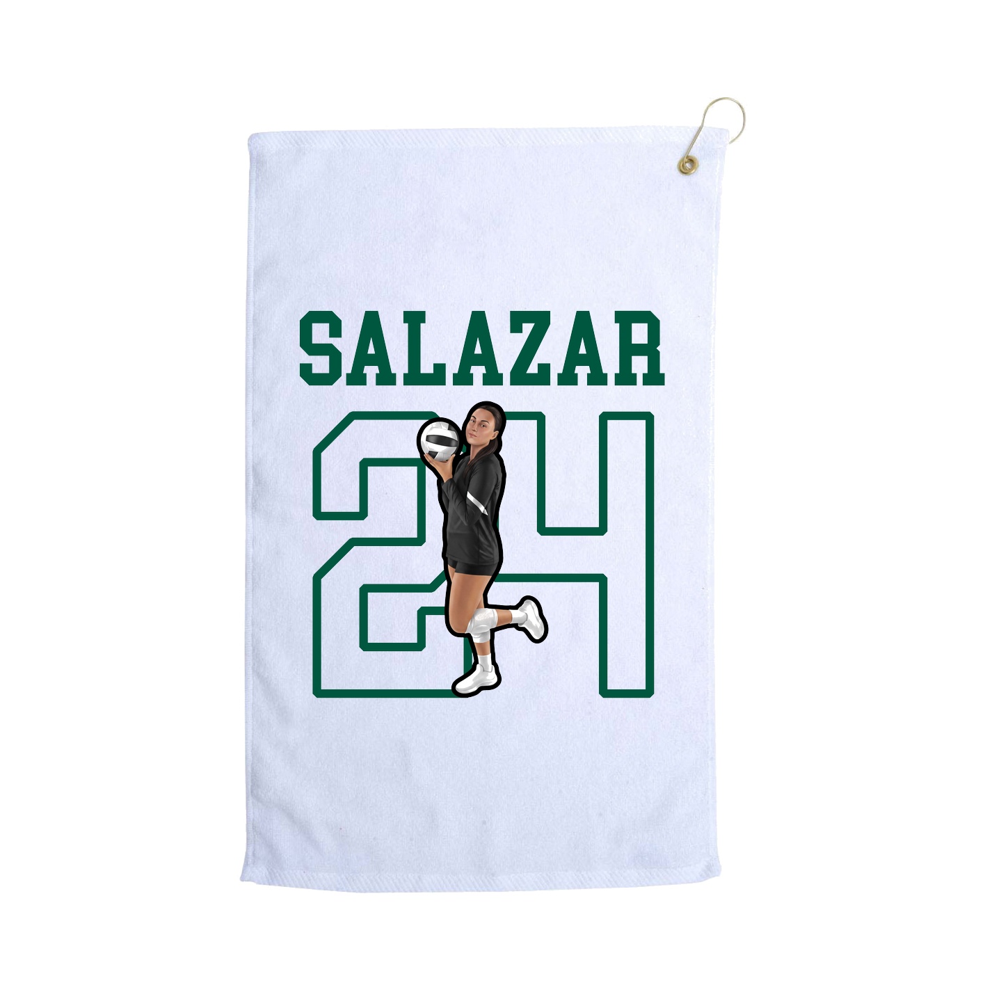 Golf Towel — Shirsey in White