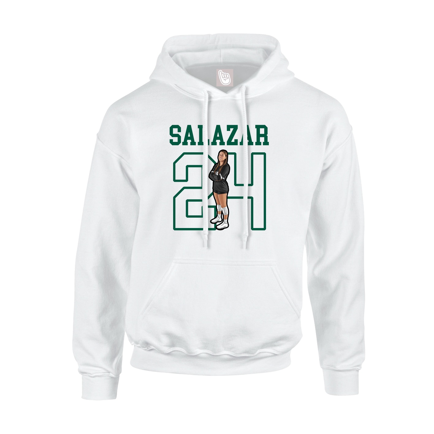 Youth Hoodie — Shirsey in White