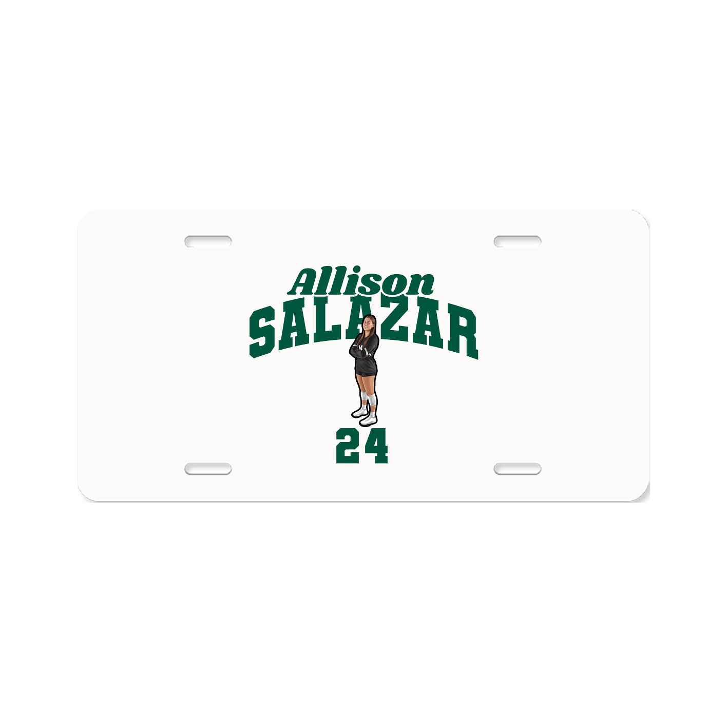 License Plate — Signature Arch in Classic